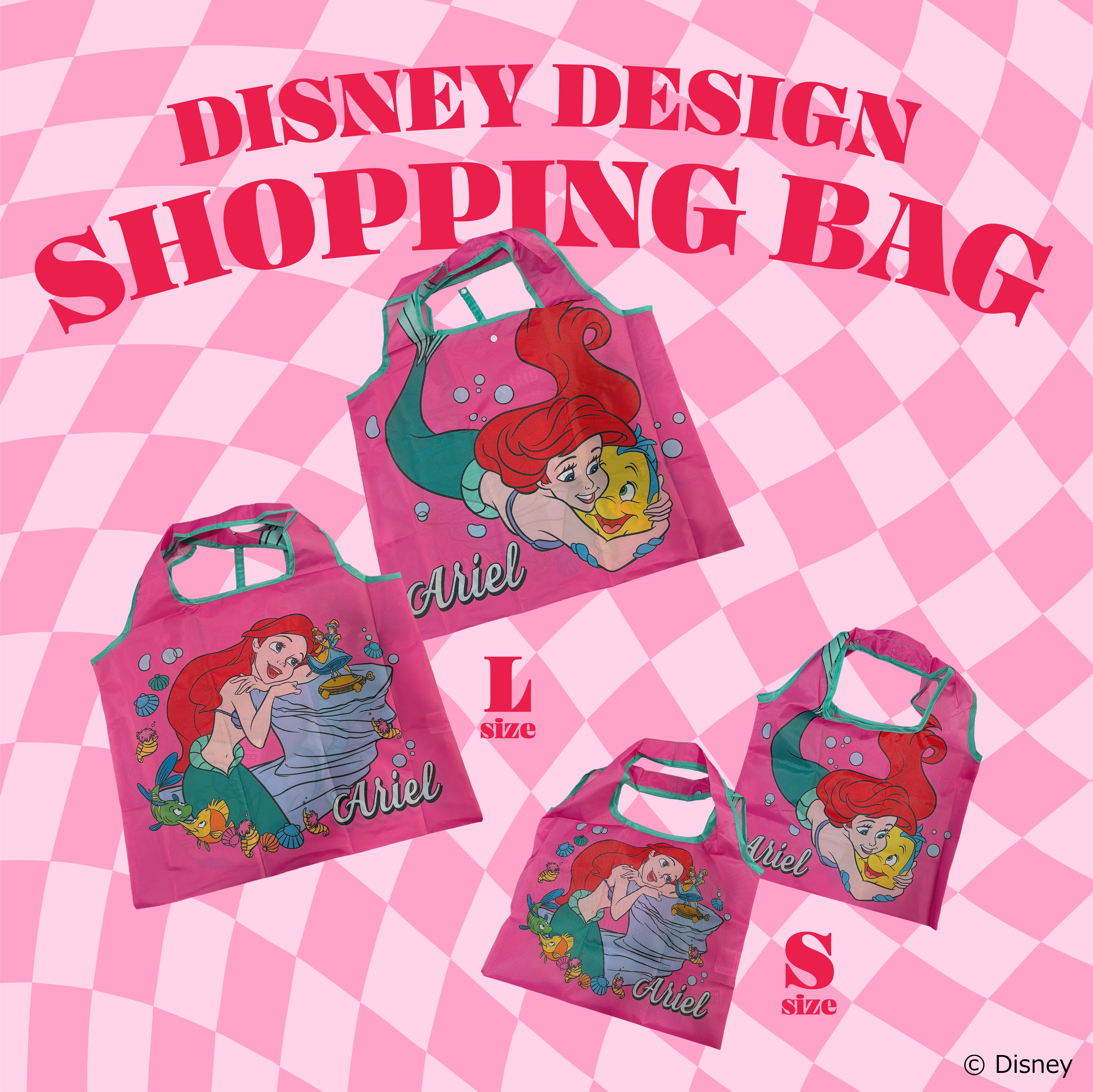 即納 4色2サイズ ディズニーショッピングバッグ 4〜5営業日で出荷予定