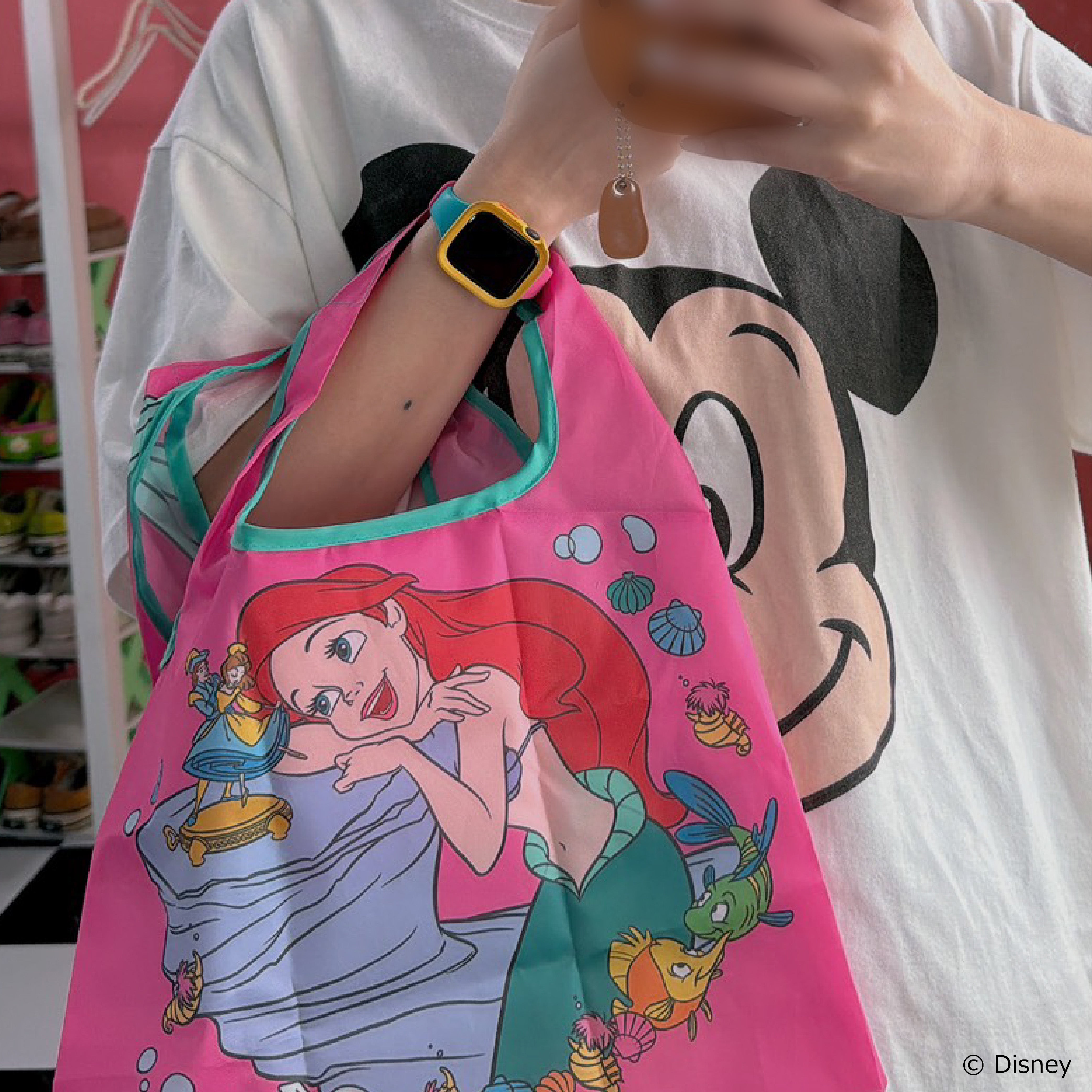 即納 4色2サイズ ディズニーショッピングバッグ 4〜5営業日で出荷予定