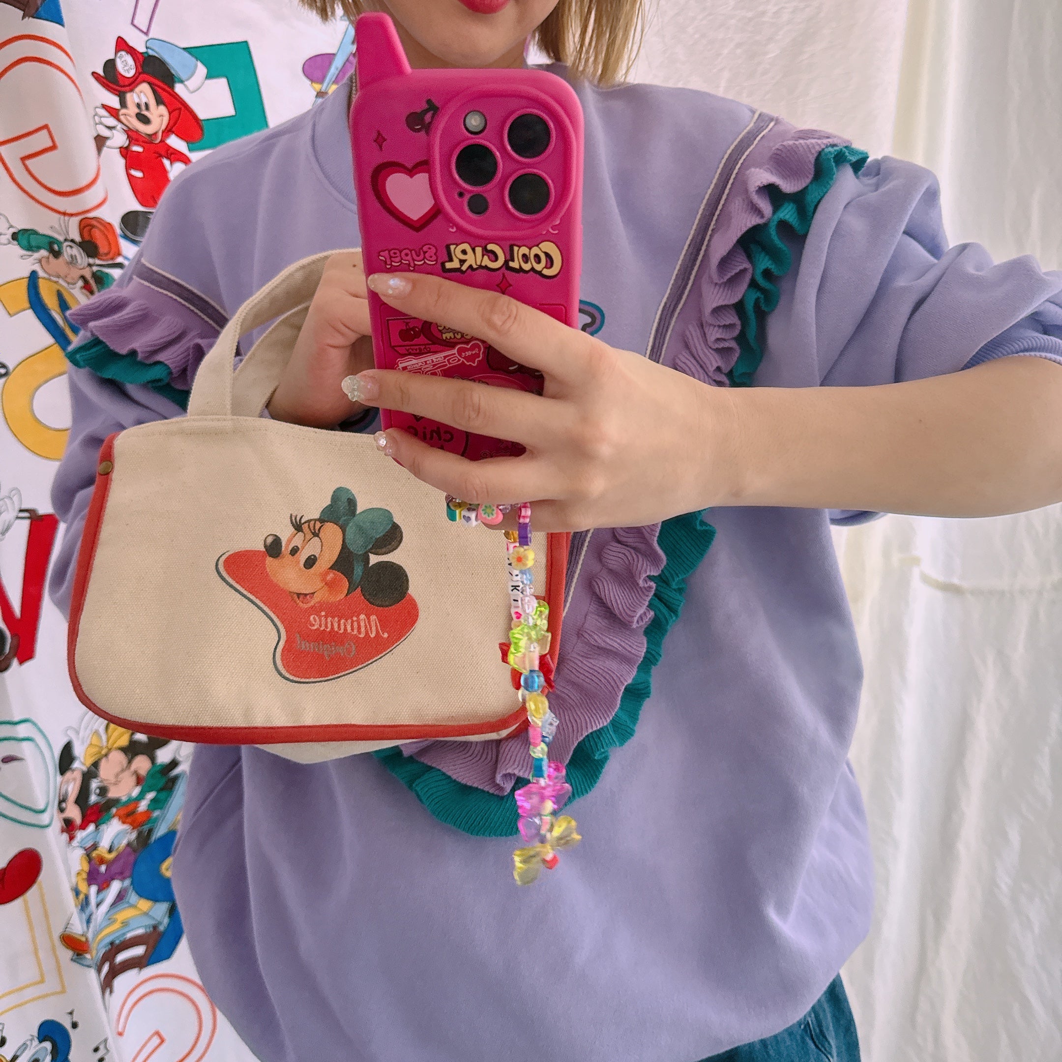 即納 NEWライン American Paradiseディズニーシリーズ ミニトートバッグ