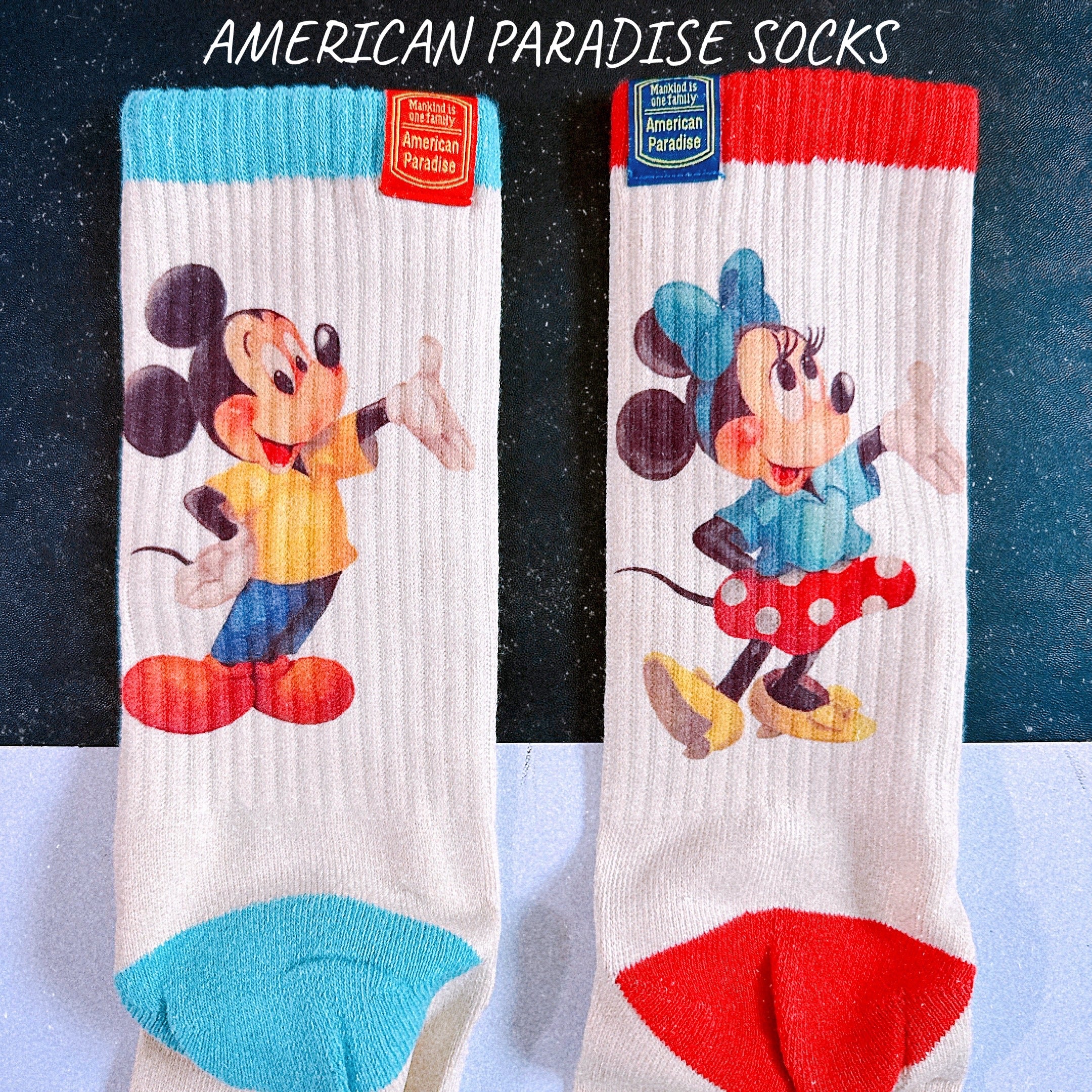 即納 NEWライン American Paradiseディズニーシリーズ ソックス