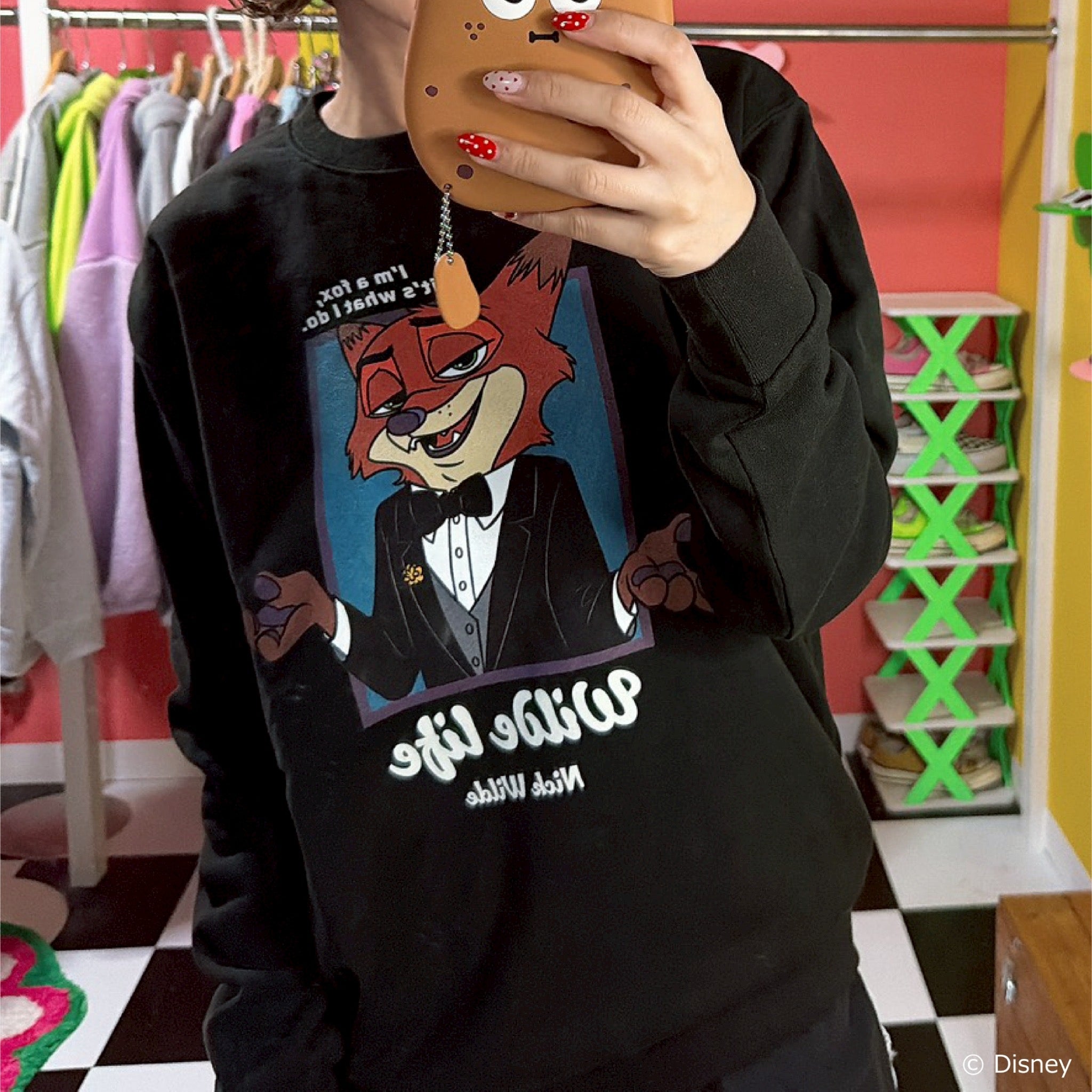 ※上限あり予約※3色 ズートピアニックデザインコレクション スウェット 2月下旬頃出荷予定