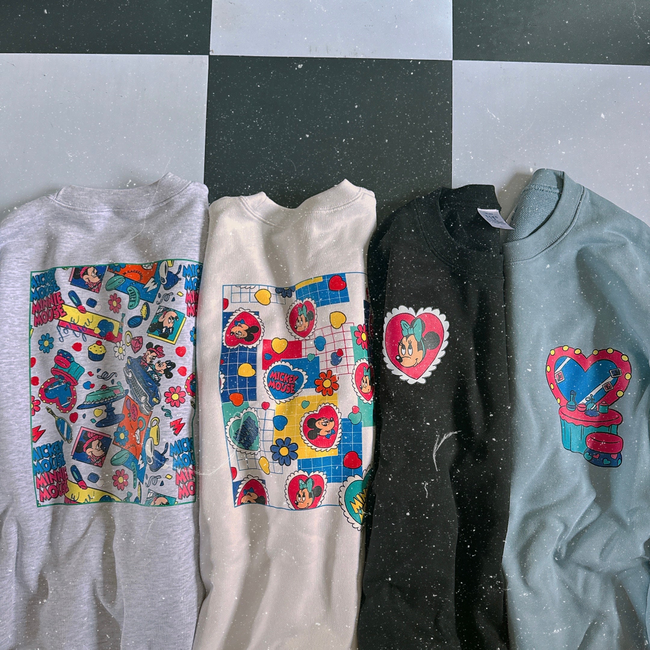 アッシュグレーのみ再生産! NOSTALGICAディズニー×LINK@コラボスウェット 2月中出荷予定