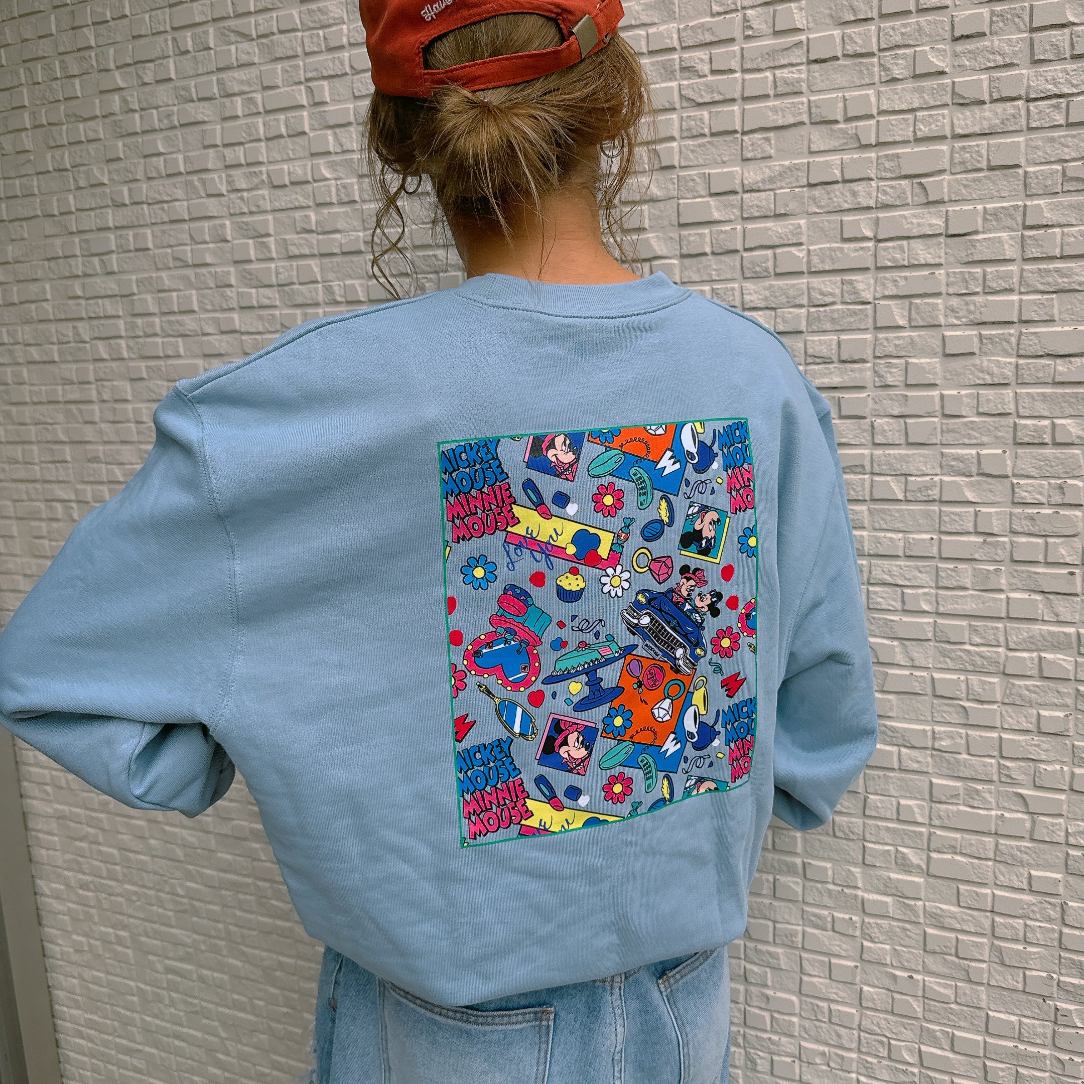 アッシュグレーのみ再生産! NOSTALGICAディズニー×LINK@コラボスウェット 2月中出荷予定
