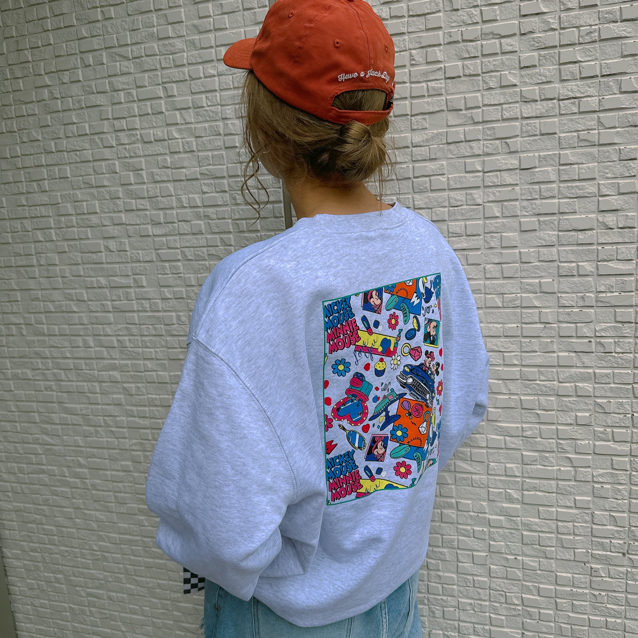 アッシュグレーのみ再生産! NOSTALGICAディズニー×LINK@コラボスウェット 2月中出荷予定