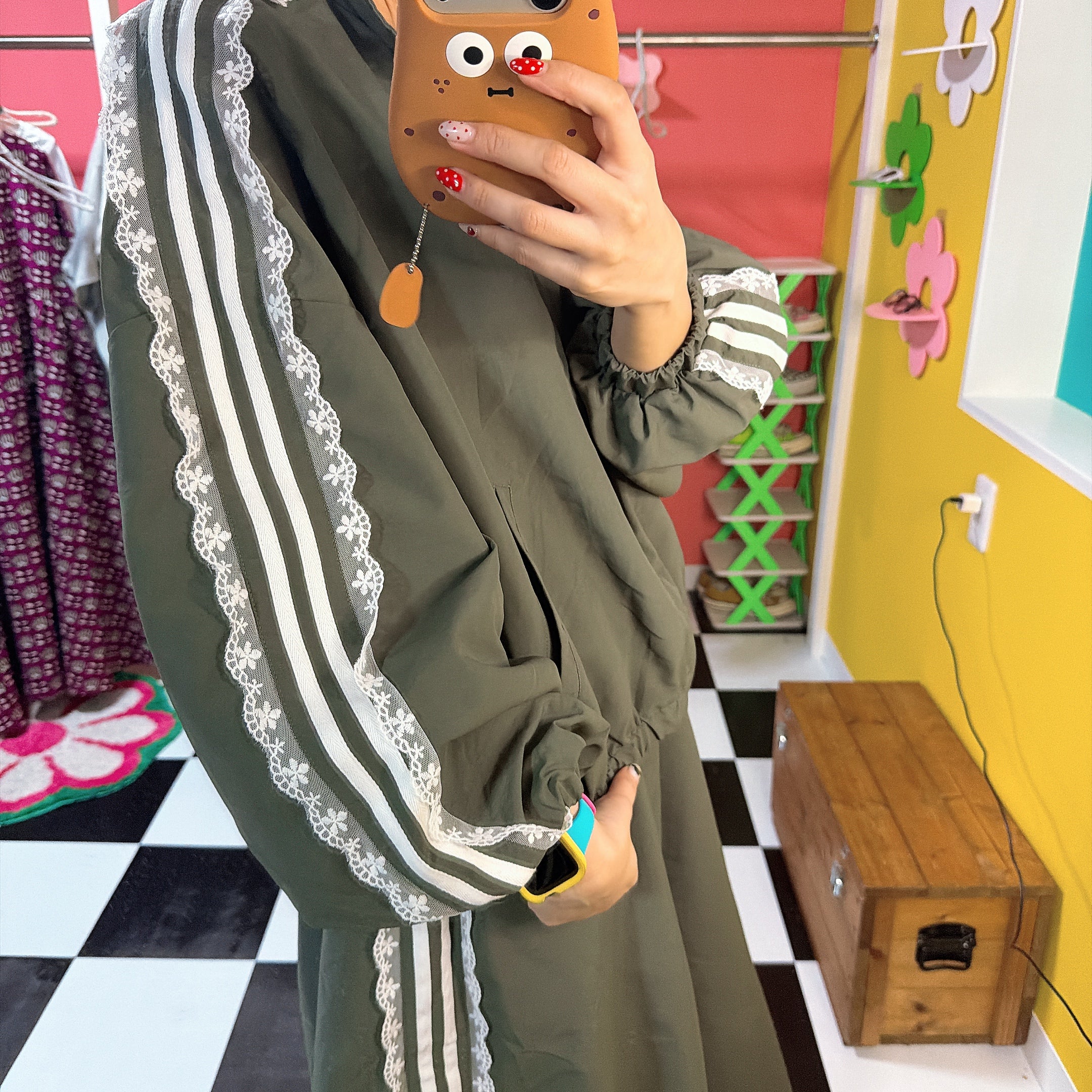 ※予約※2色 セットアップ可 撥水ナイロンレースライントラックジャケット 1月下旬~2月上旬出荷予定