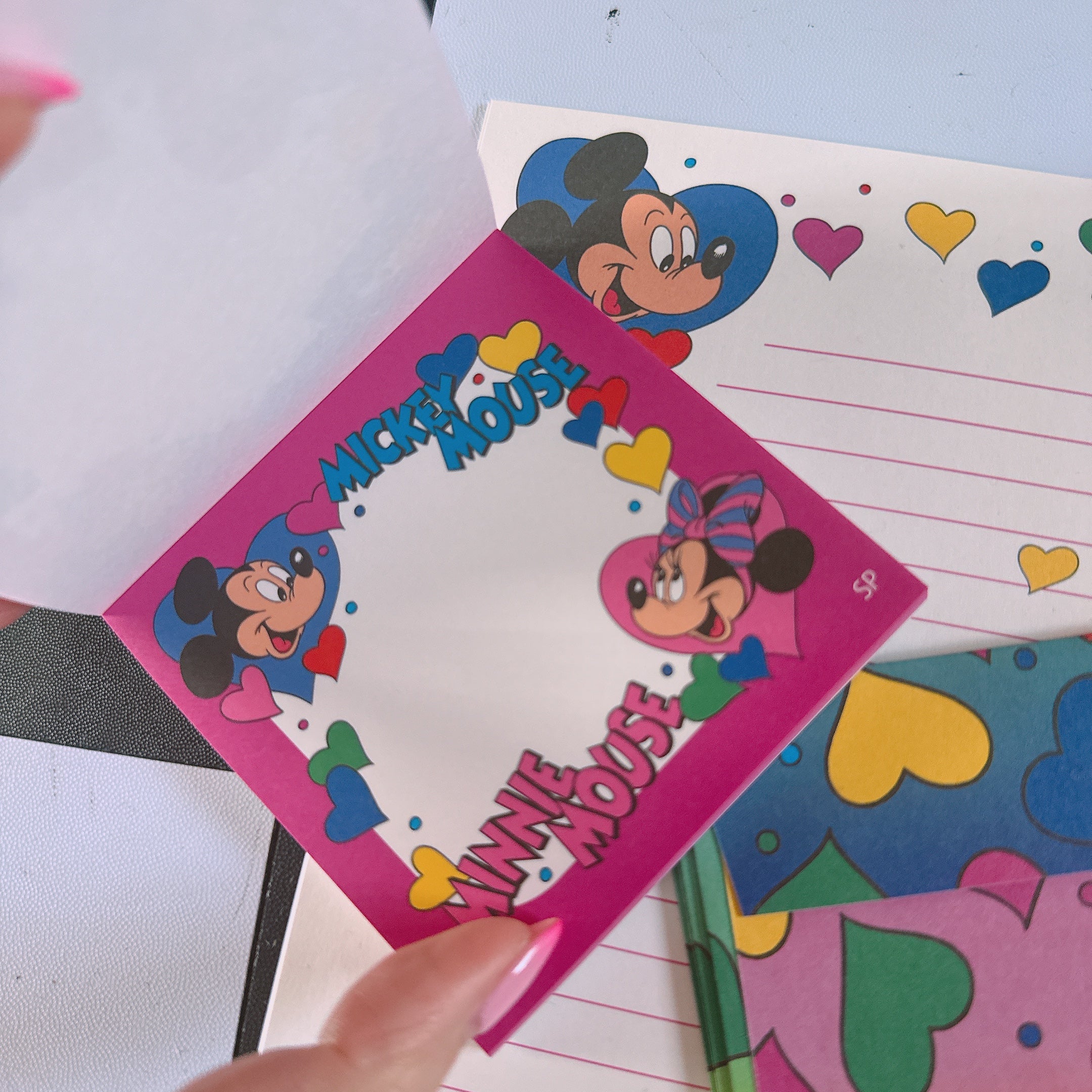 即納 2色 NOSTALGICA DISNEY ミキミニシリーズ メモ帳