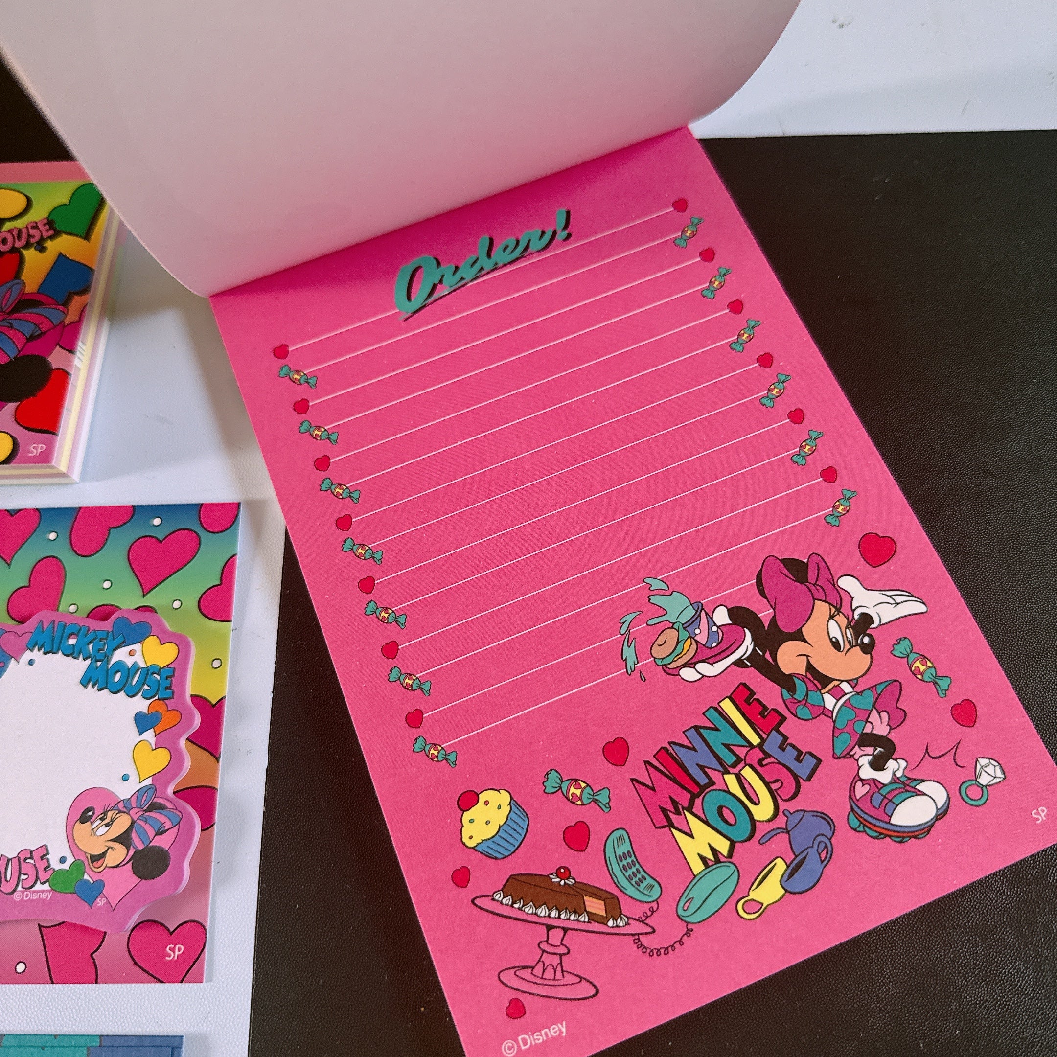 即納 2色 NOSTALGICA DISNEY ミキミニシリーズ レターパッド