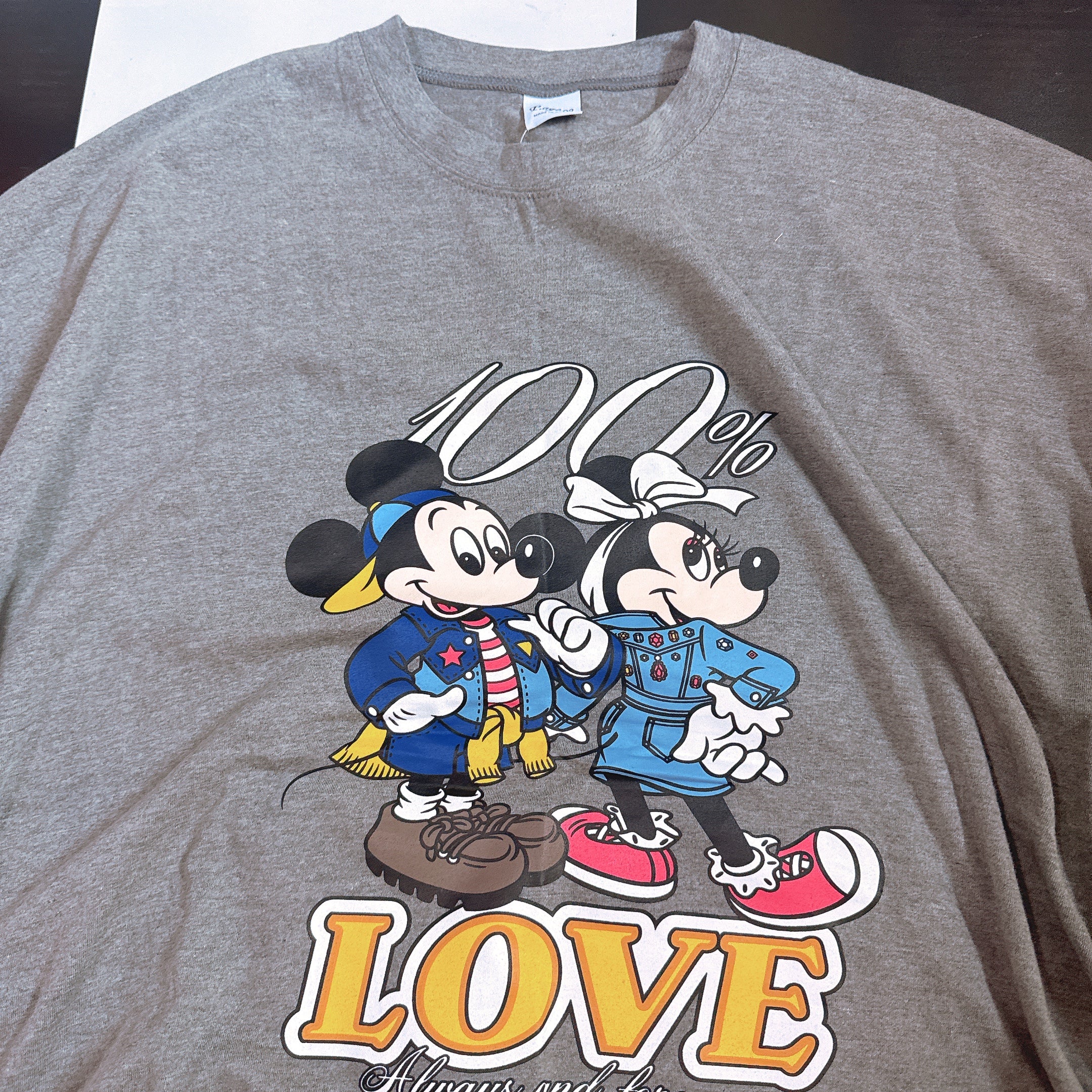 ※予約※ 3色 ミッキーミニーオーバーサイズTEE 10月下旬ごろのお届け予定