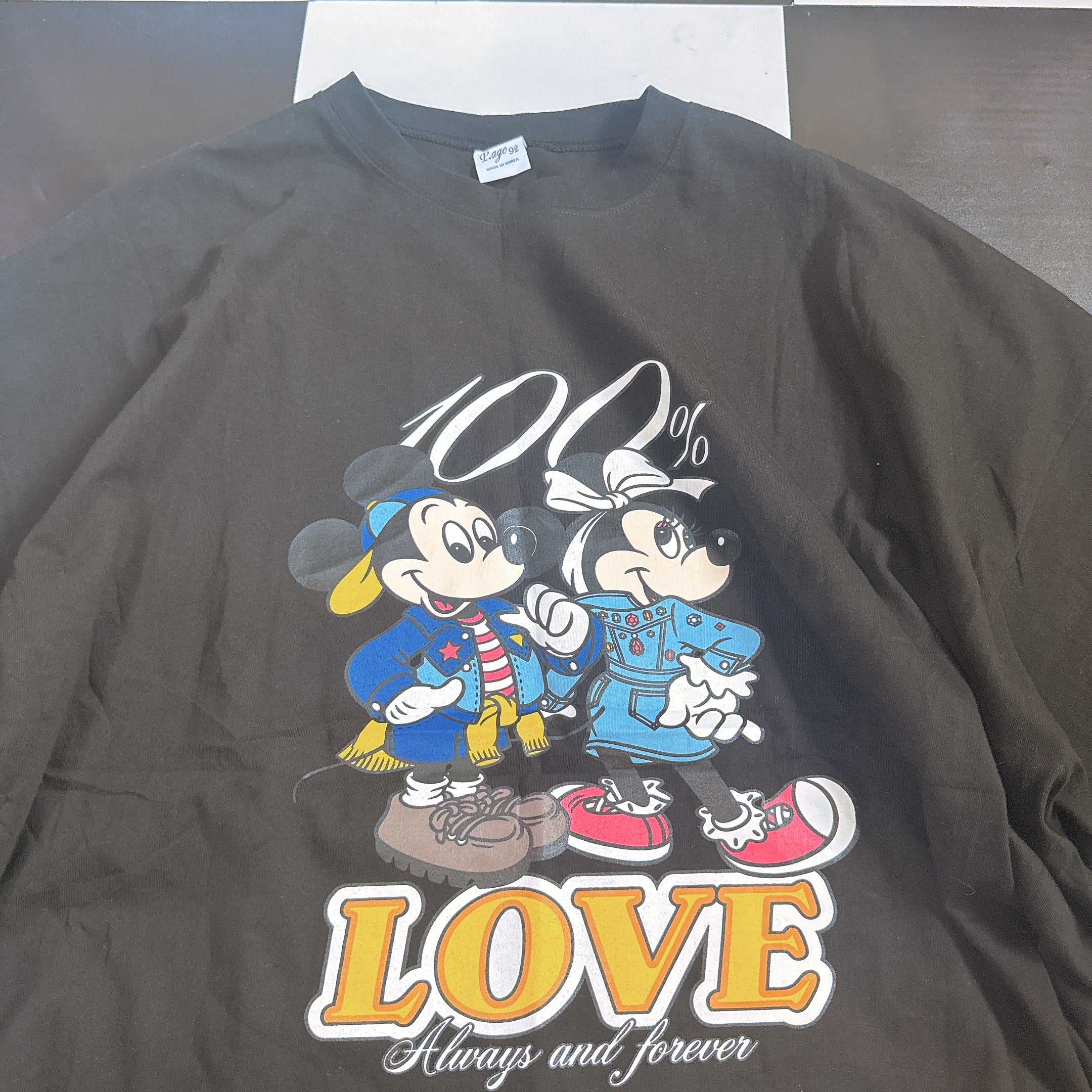 ※予約※ 3色 ミッキーミニーオーバーサイズTEE 10月下旬ごろのお届け予定
