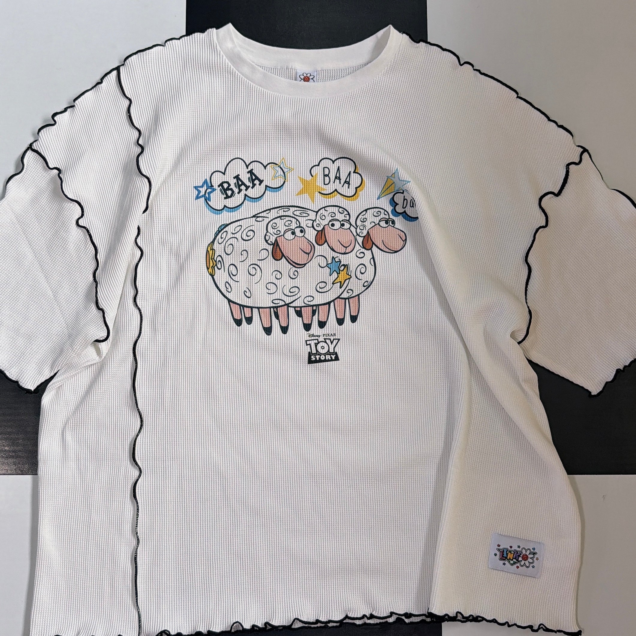 ※予約※2種類 DISNEY/PIXAR LINK@オリジナル TOY STORY ワッフルメローTEE 9月中の出荷予定