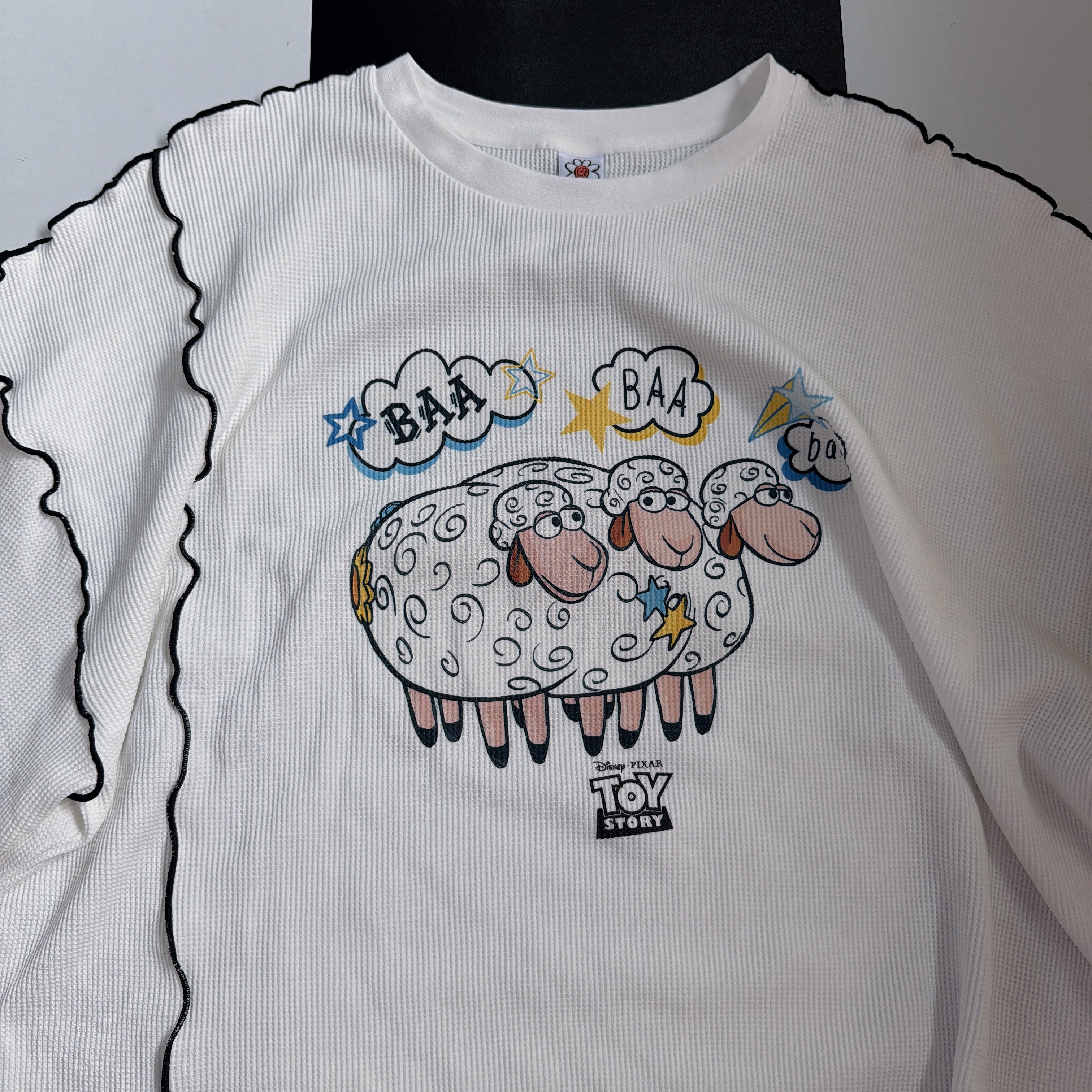 ※予約※2種類 DISNEY/PIXAR LINK@オリジナル TOY STORY ワッフルメローTEE 9月中の出荷予定