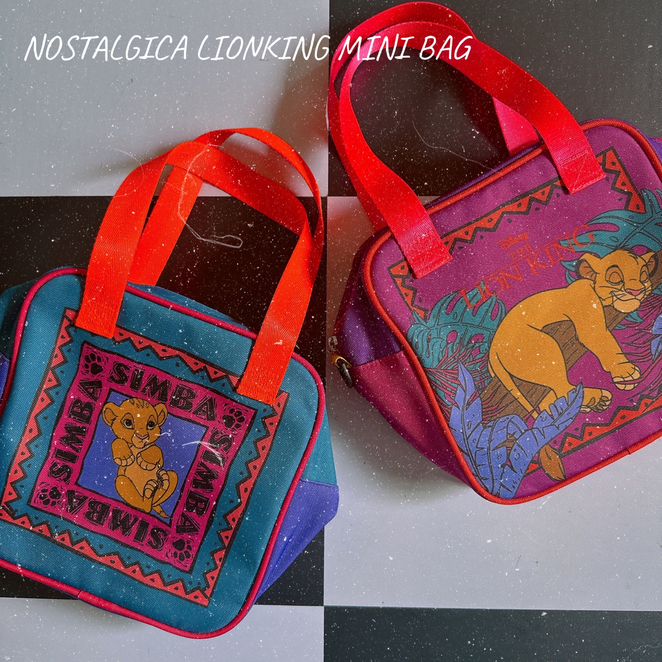 即納 NOSTALGICA ライオンキングシリーズボックストートバッグ