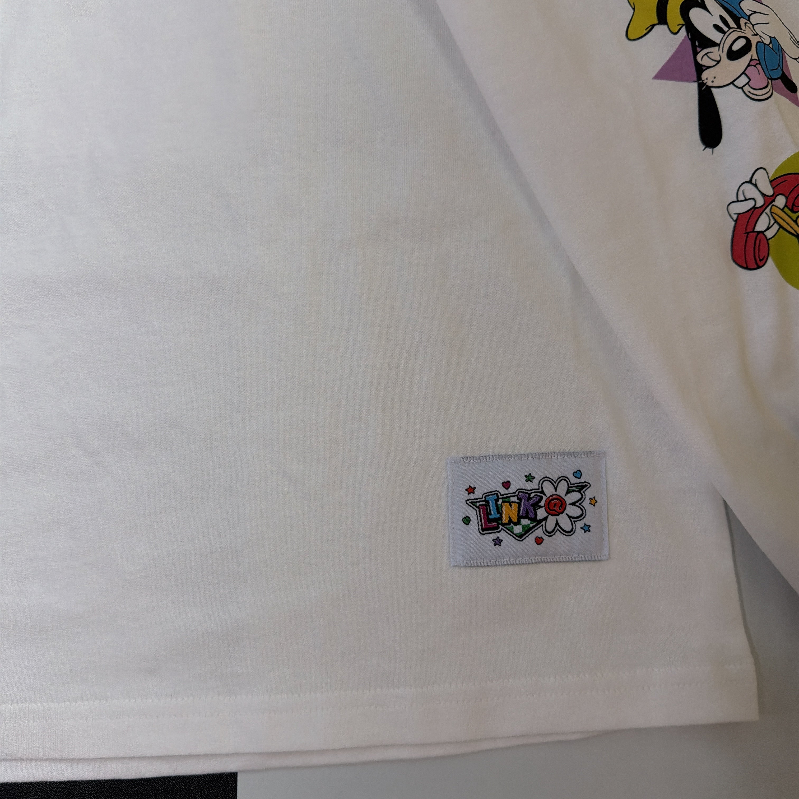 ※予約※ LINK@オリジナル ミッキー&フレンズ テレフォン袖プリントロンT 9月中の出荷予定