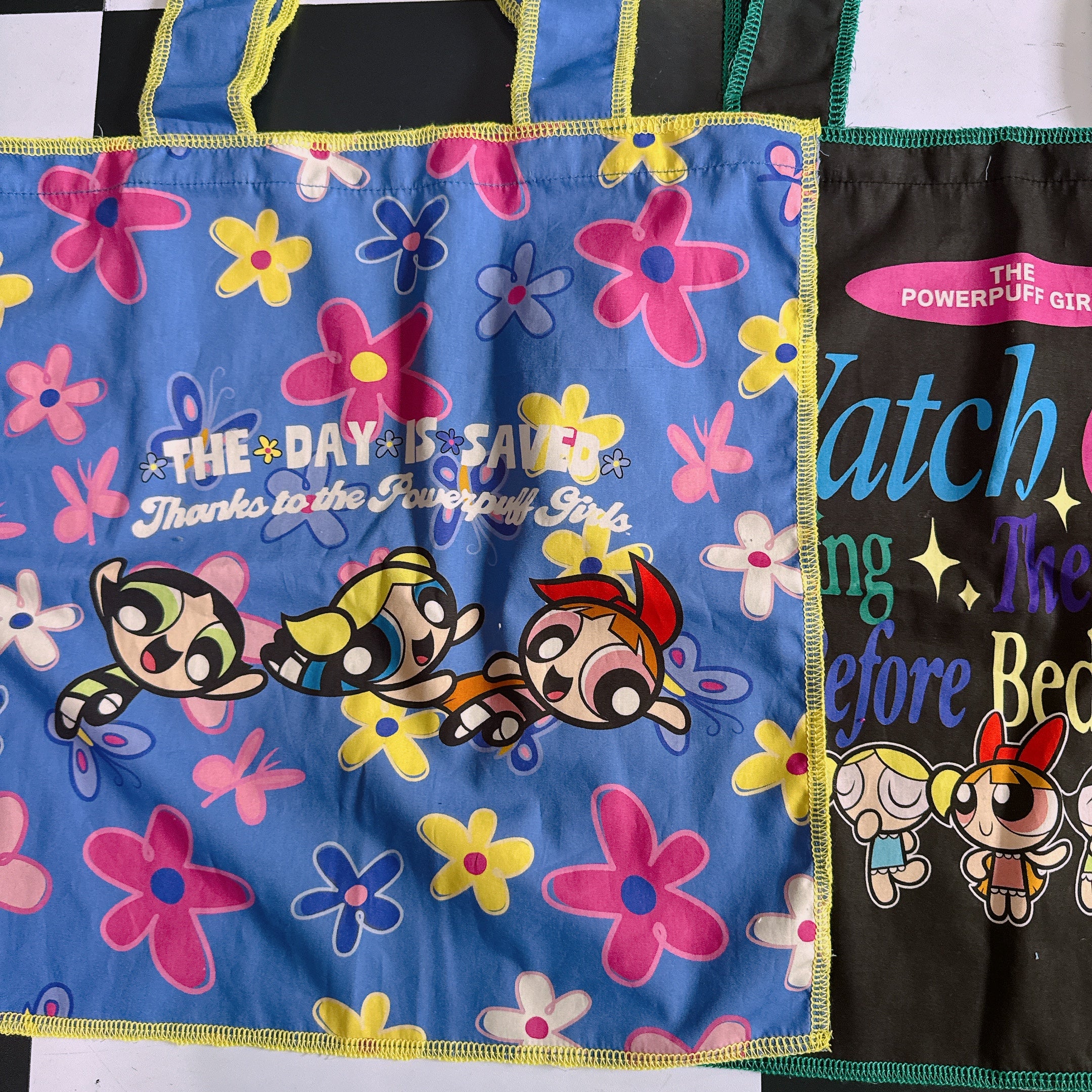 予備在庫のみ再販 3種類 パワパフ新コレクション フラットトート 8月中の出荷予定