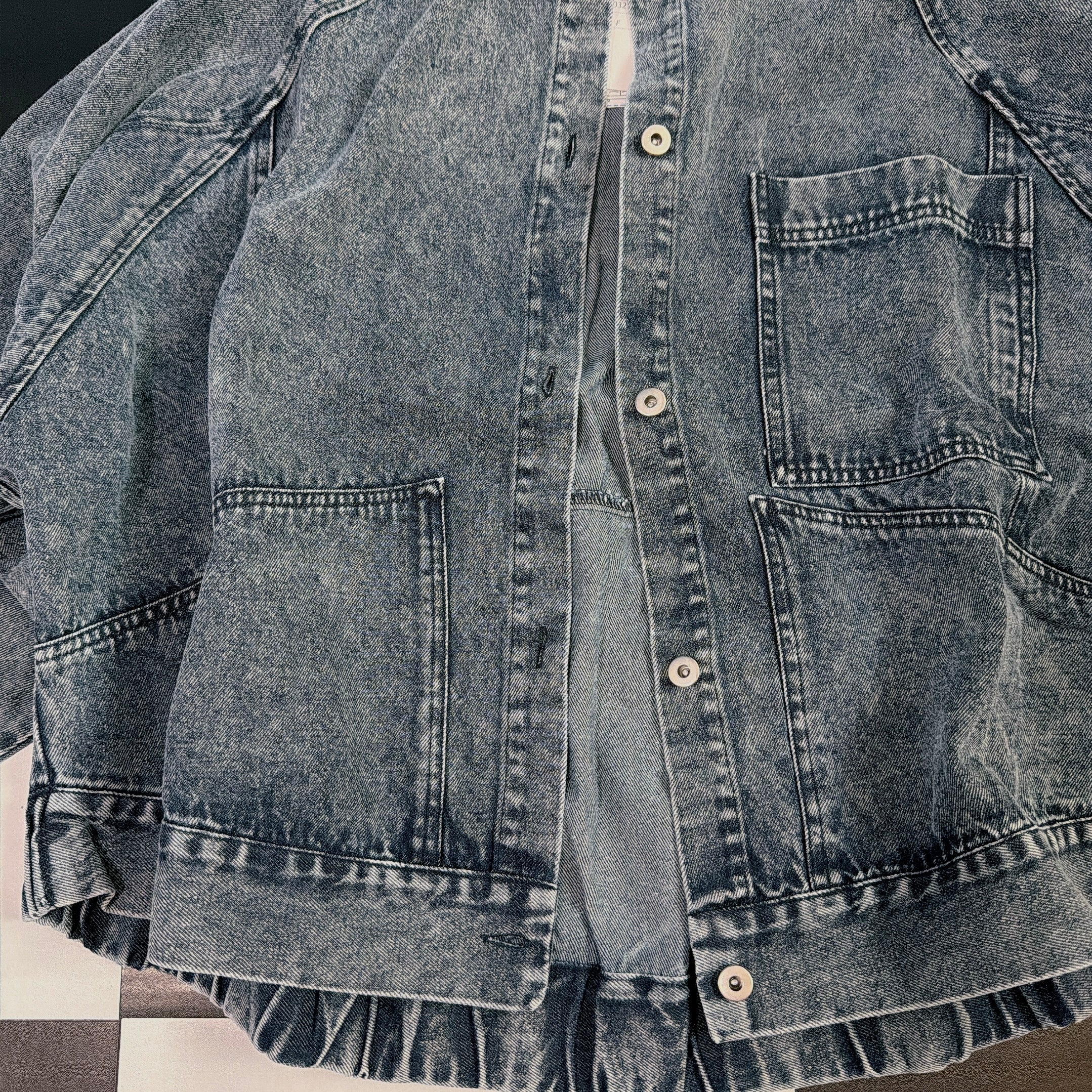 ※上限あり※2色 セットアップ可 ケミカル加工 ラグランブルゾン 4〜5営業日以内で出荷予定