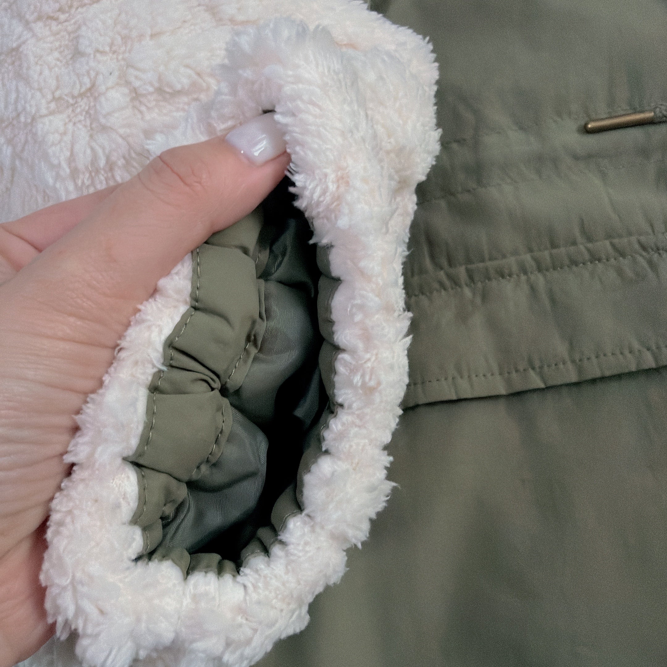 即納 上限あり ハイブリッド袖ボアコート 4〜5営業日で出荷予定