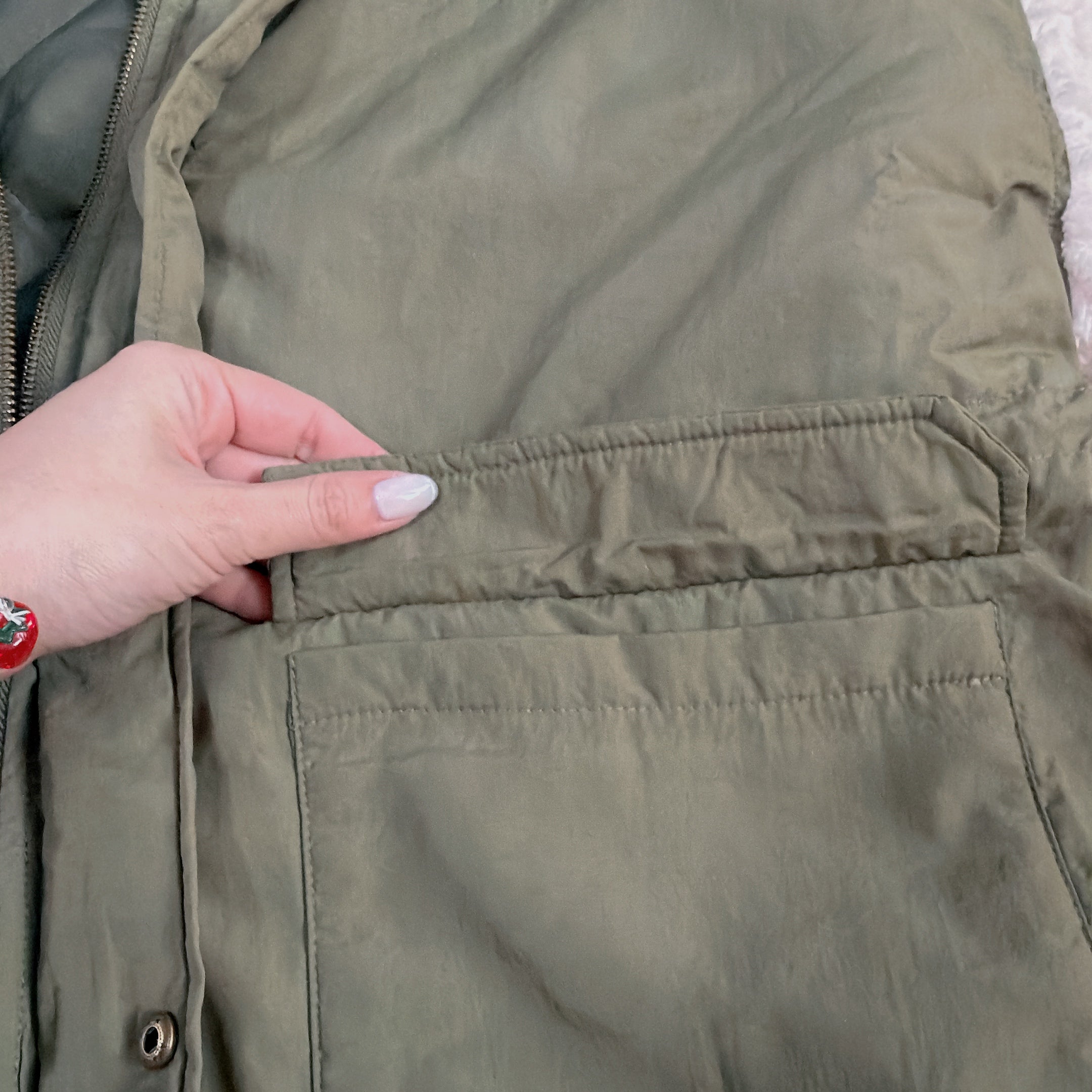 即納 上限あり ハイブリッド袖ボアコート 4〜5営業日で出荷予定