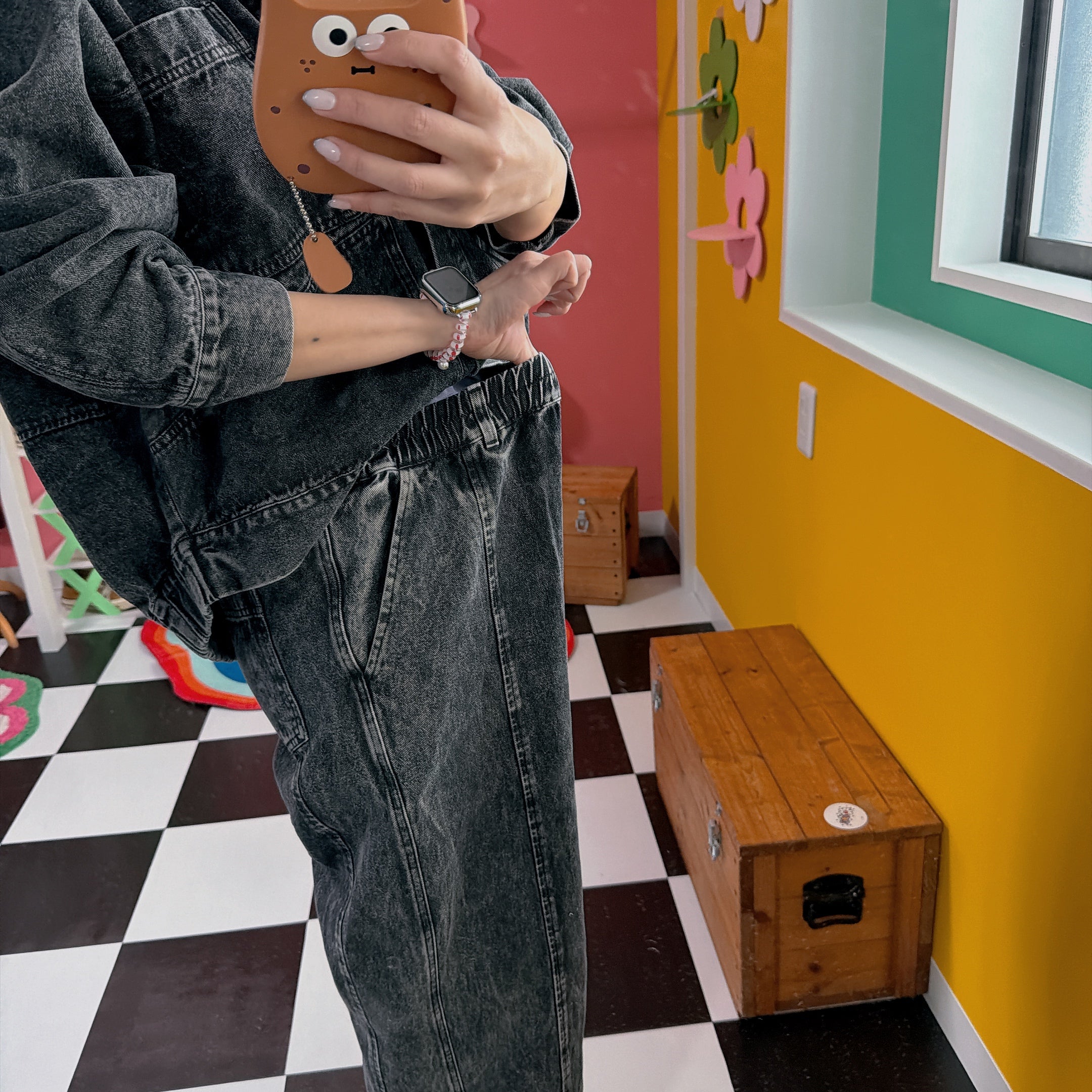 ※上限あり※2色 セットアップ可 ケミカル加工 パンツ 4〜5営業日以内で出荷予定