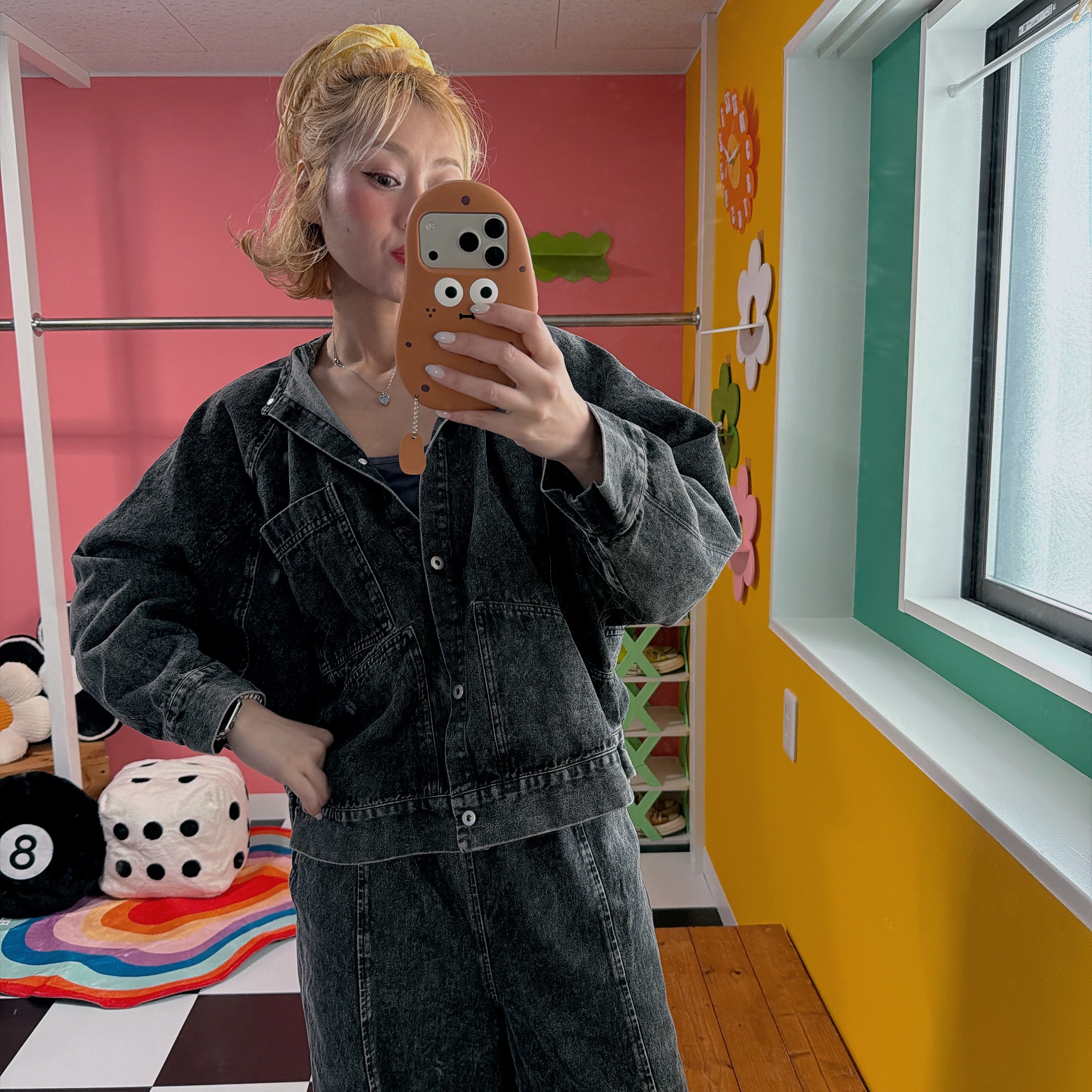 ※上限あり※2色 セットアップ可 ケミカル加工 パンツ 4〜5営業日以内で出荷予定