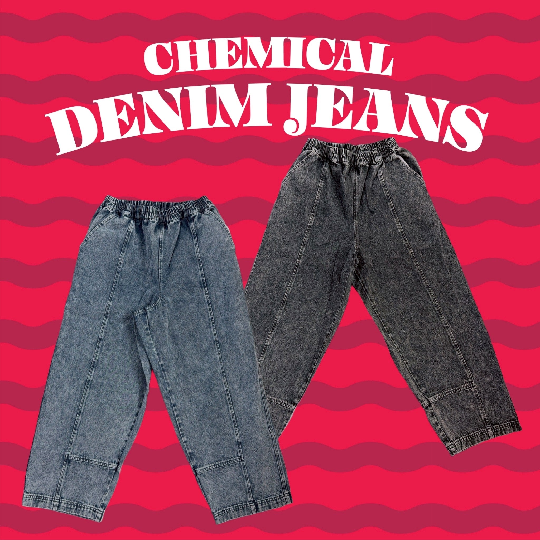 ※上限あり※2色 セットアップ可 ケミカル加工 パンツ 4〜5営業日以内で出荷予定