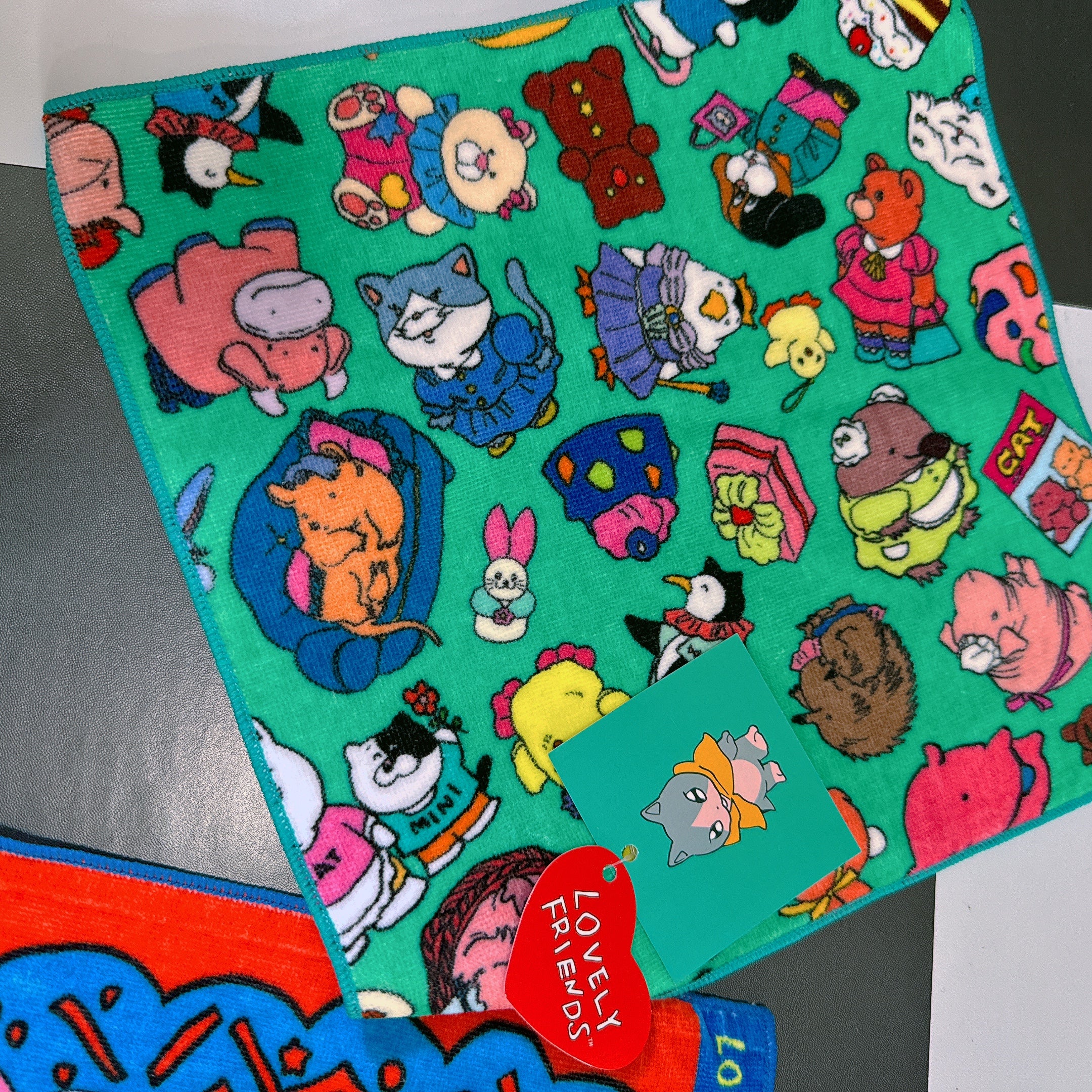 即納 NEW!LOVELY FRIENDS 6種類 ラブリーフレンズのタオル 2〜3営業日で発送