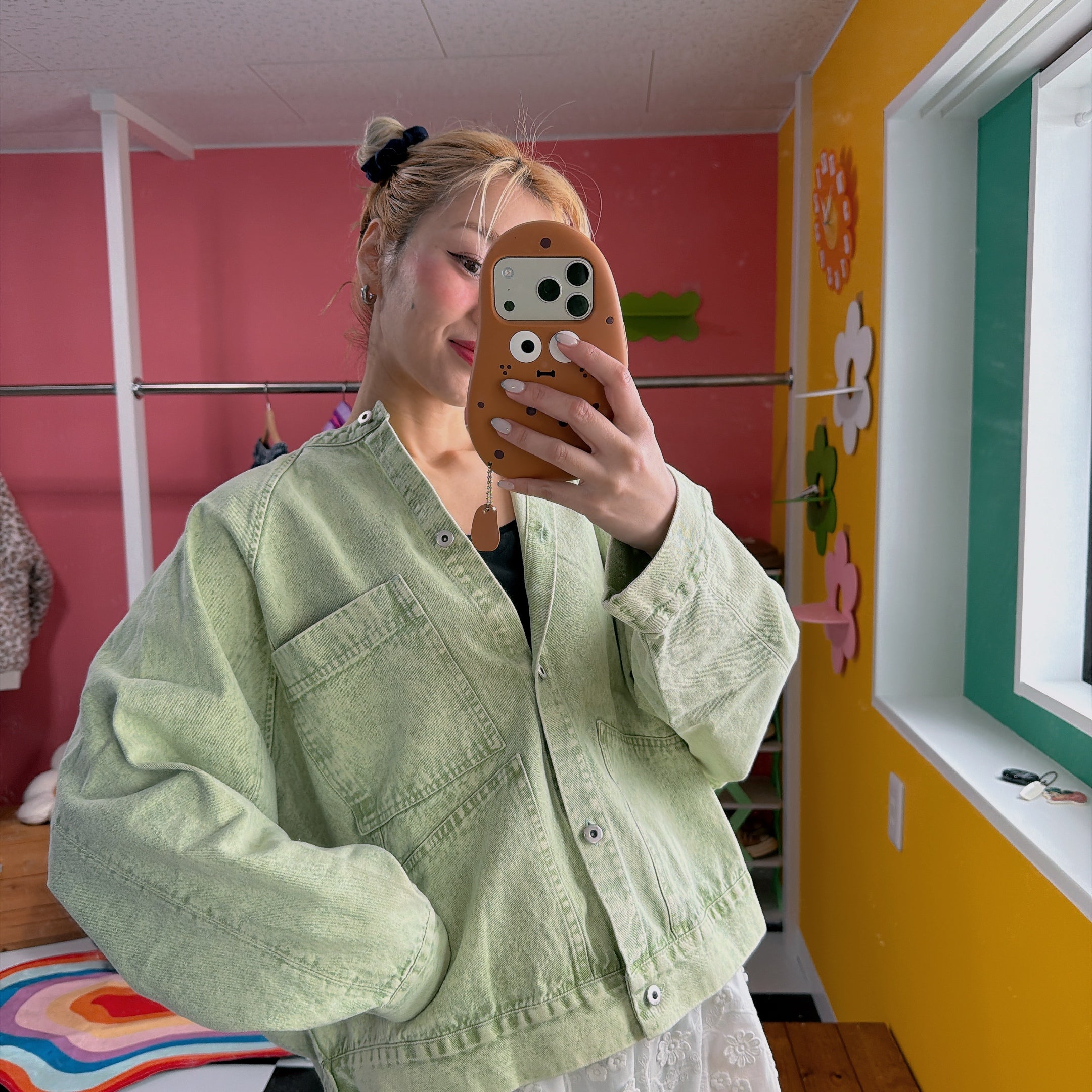 ブルゾンのみ2色 ケミカル加工 ラグランブルゾン 2月中旬ごろ出荷予定