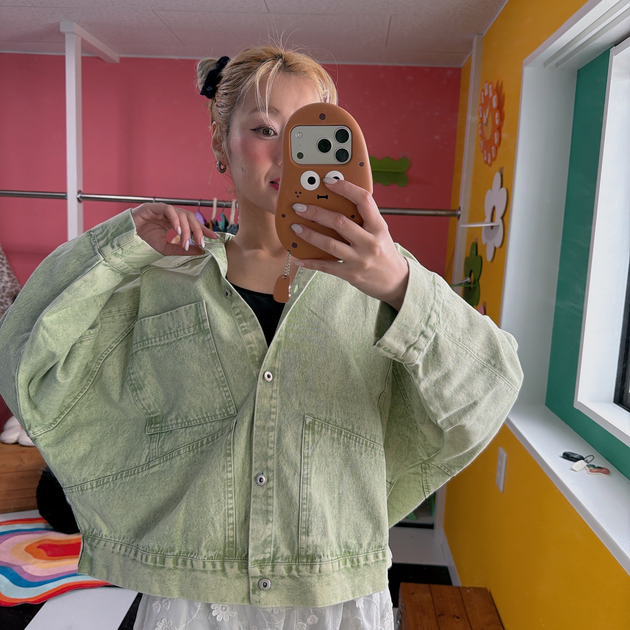 ブルゾンのみ2色 ケミカル加工 ラグランブルゾン 2月中旬ごろ出荷予定