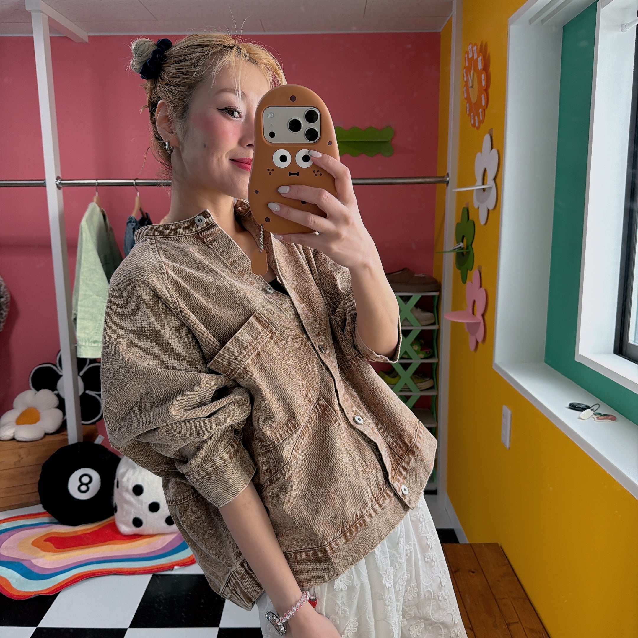 ブルゾンのみ2色 ケミカル加工 ラグランブルゾン 2月中旬ごろ出荷予定