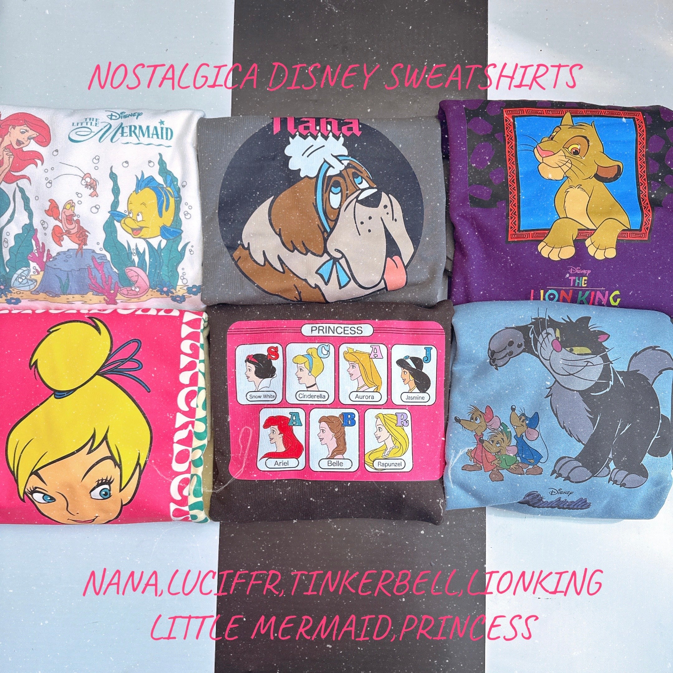 ※再生産予約※NOSTALGICA ディズニースウェットシリーズ 11月下旬〜12月上旬発送予定