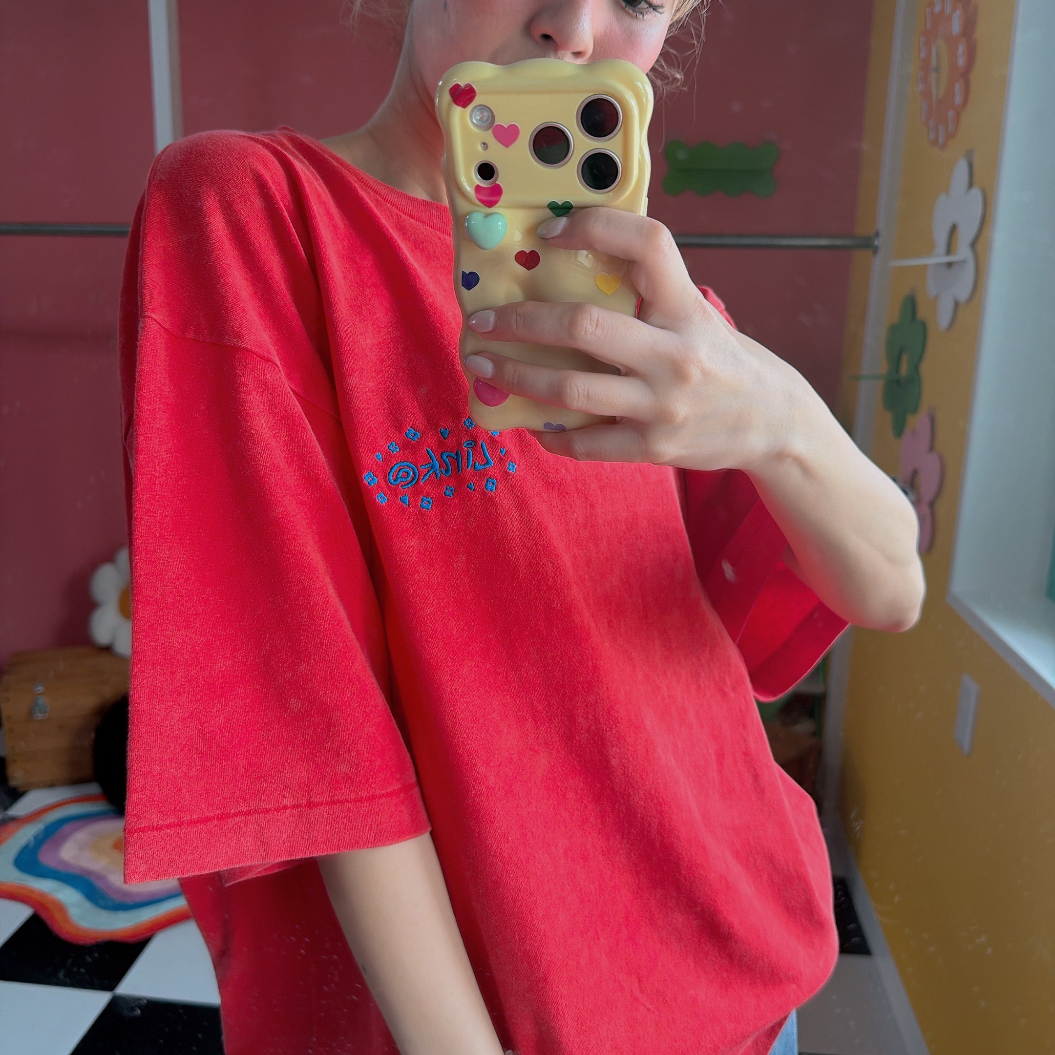 ※予約※5色LINK@オリジナルピグメントTシャツ 5月中の出荷予定