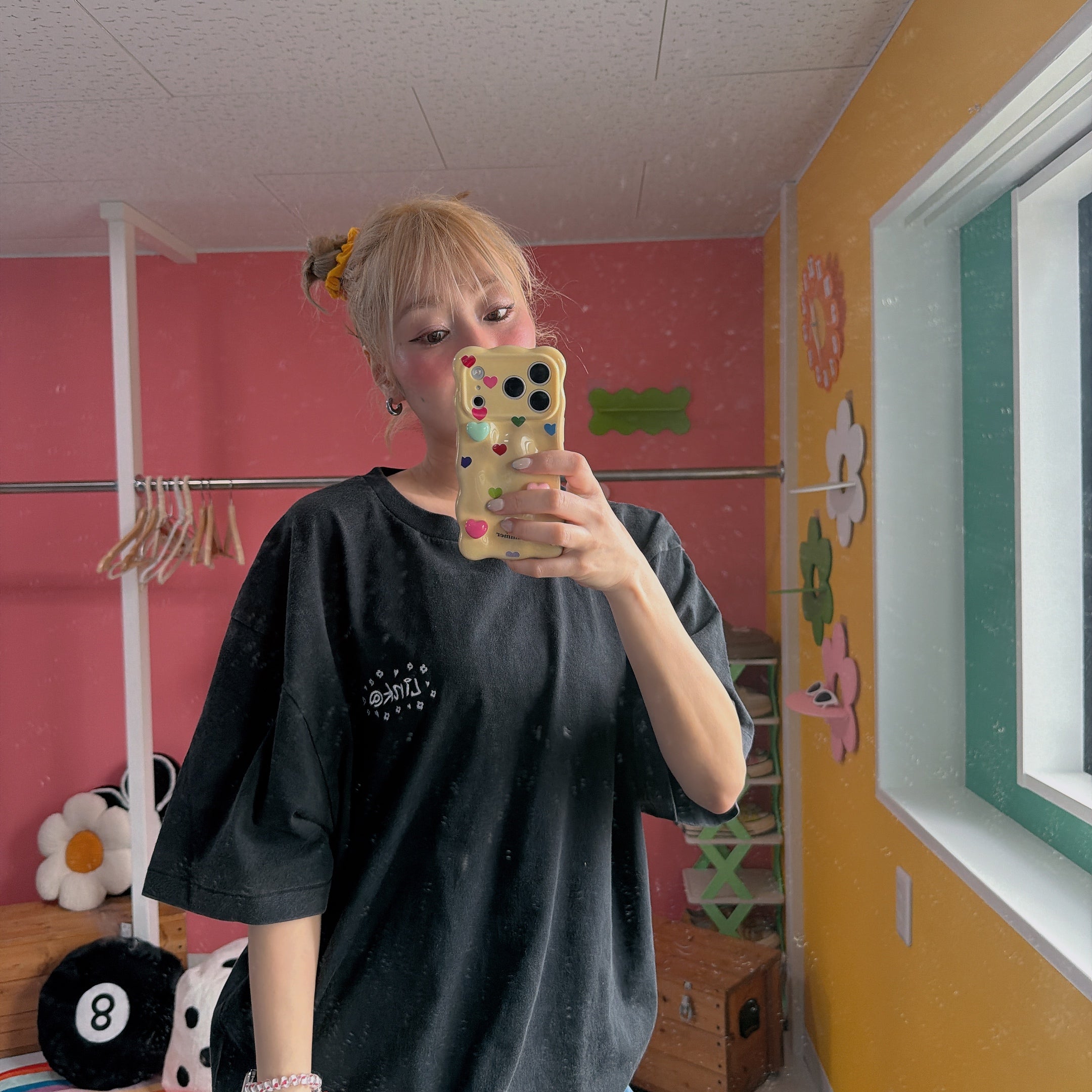 ※予約※5色LINK@オリジナルピグメントTシャツ 5月中の出荷予定