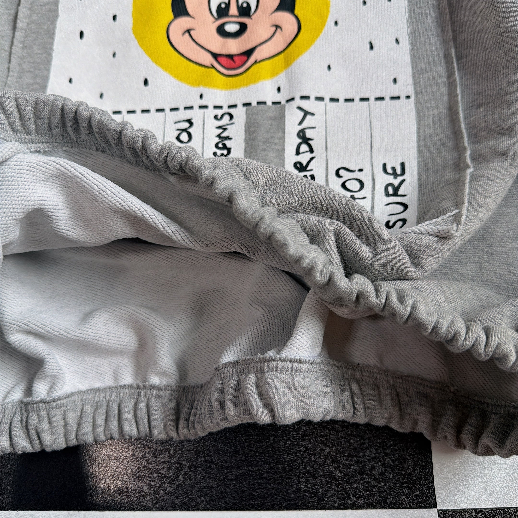 ※予約※2色 MICKEY パッチハーフジップスウェット 3月中の出荷予定