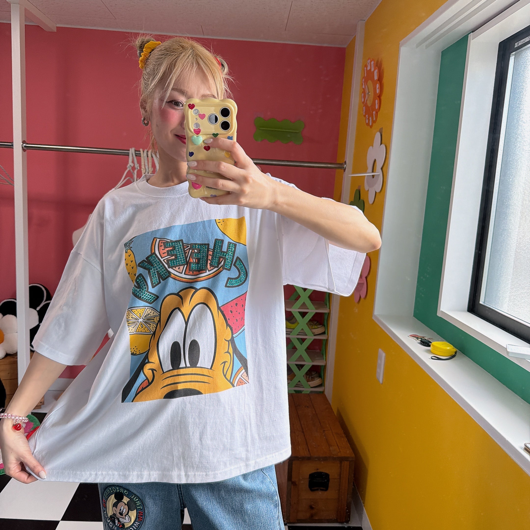 ※予約※2色 キラキラプルートTシャツ3月中の出荷予定