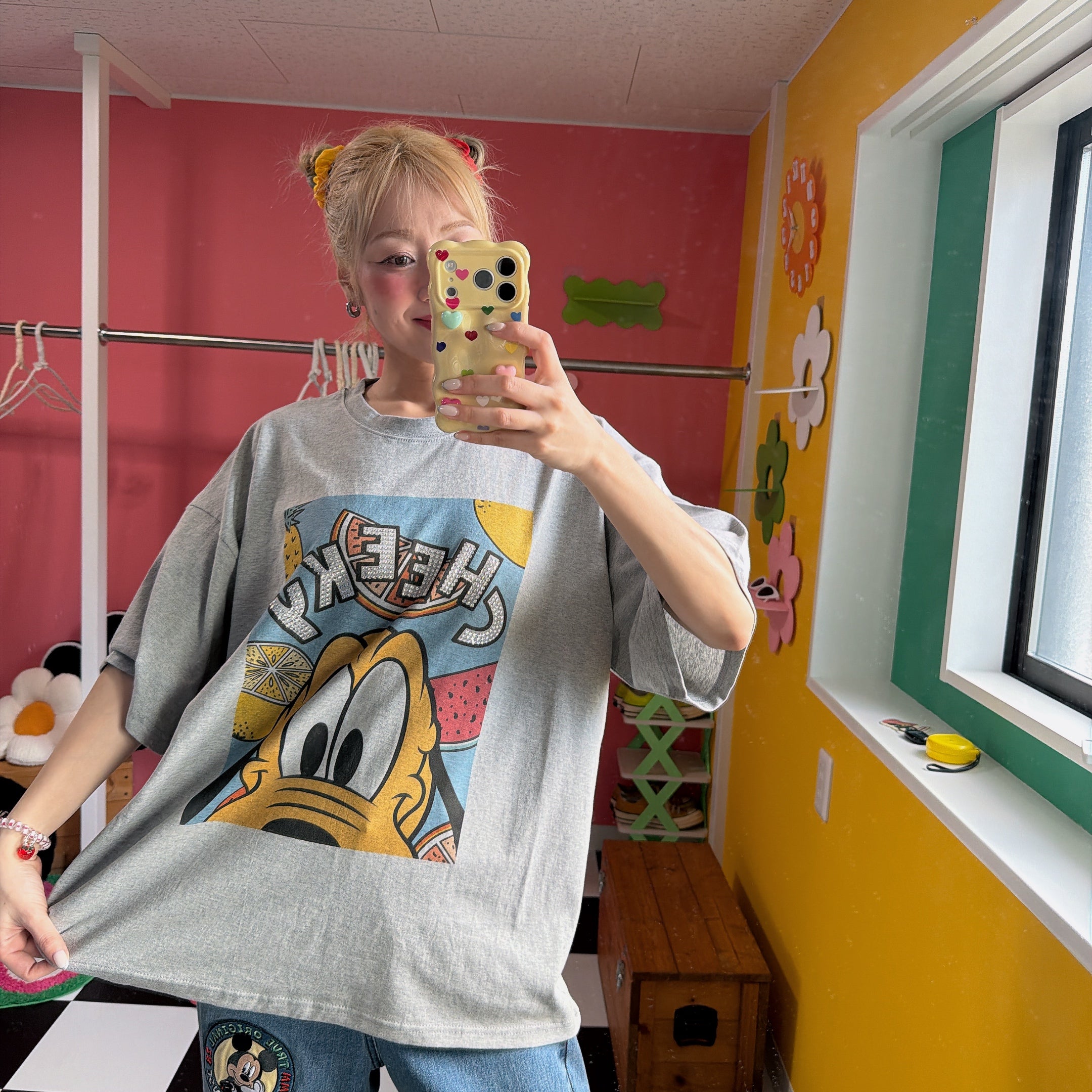 ※予約※2色 キラキラプルートTシャツ3月中の出荷予定