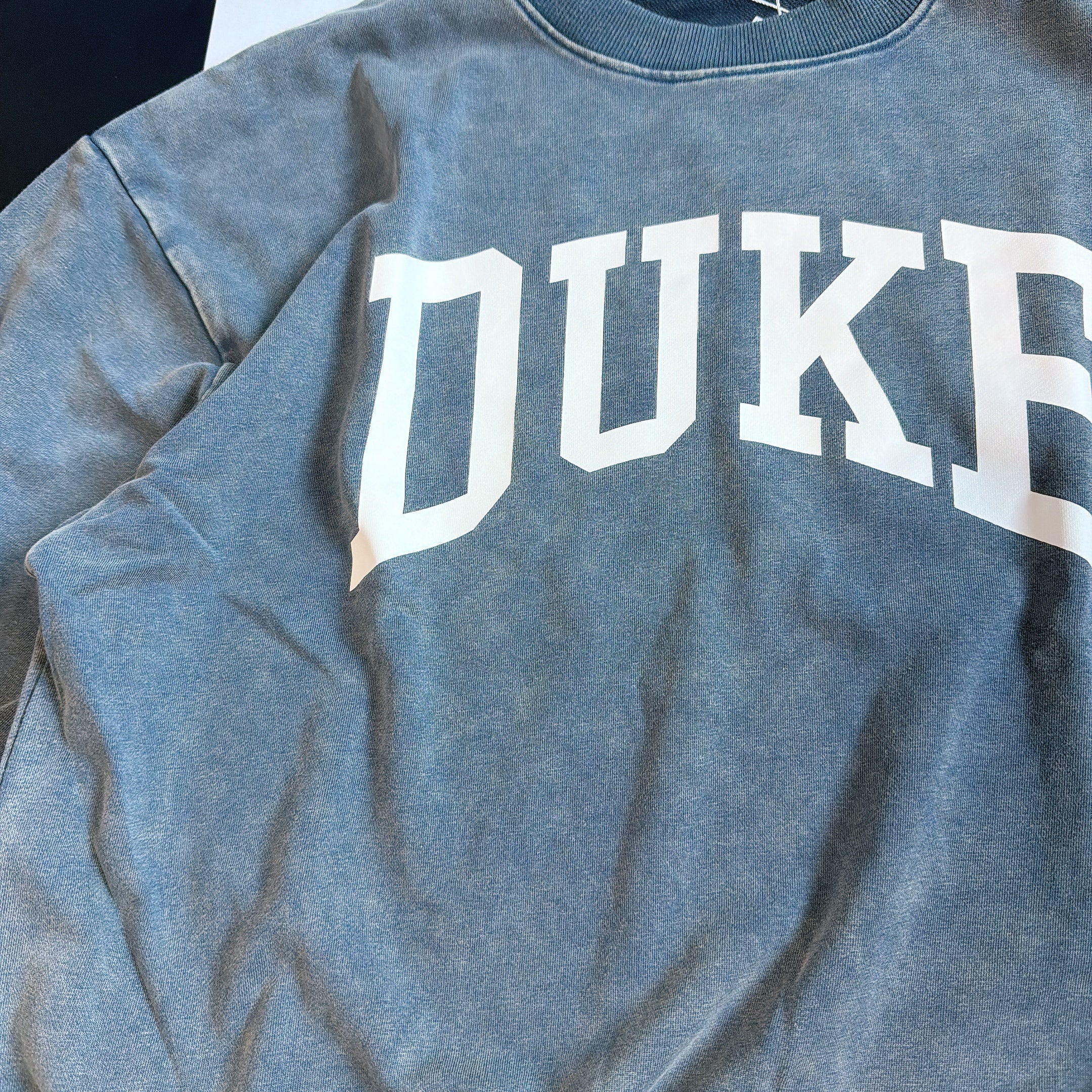 ※上限あり予約※2色 セットアップ可 DUKEケミカル加工 ライトスウェット 3月上旬出荷予定