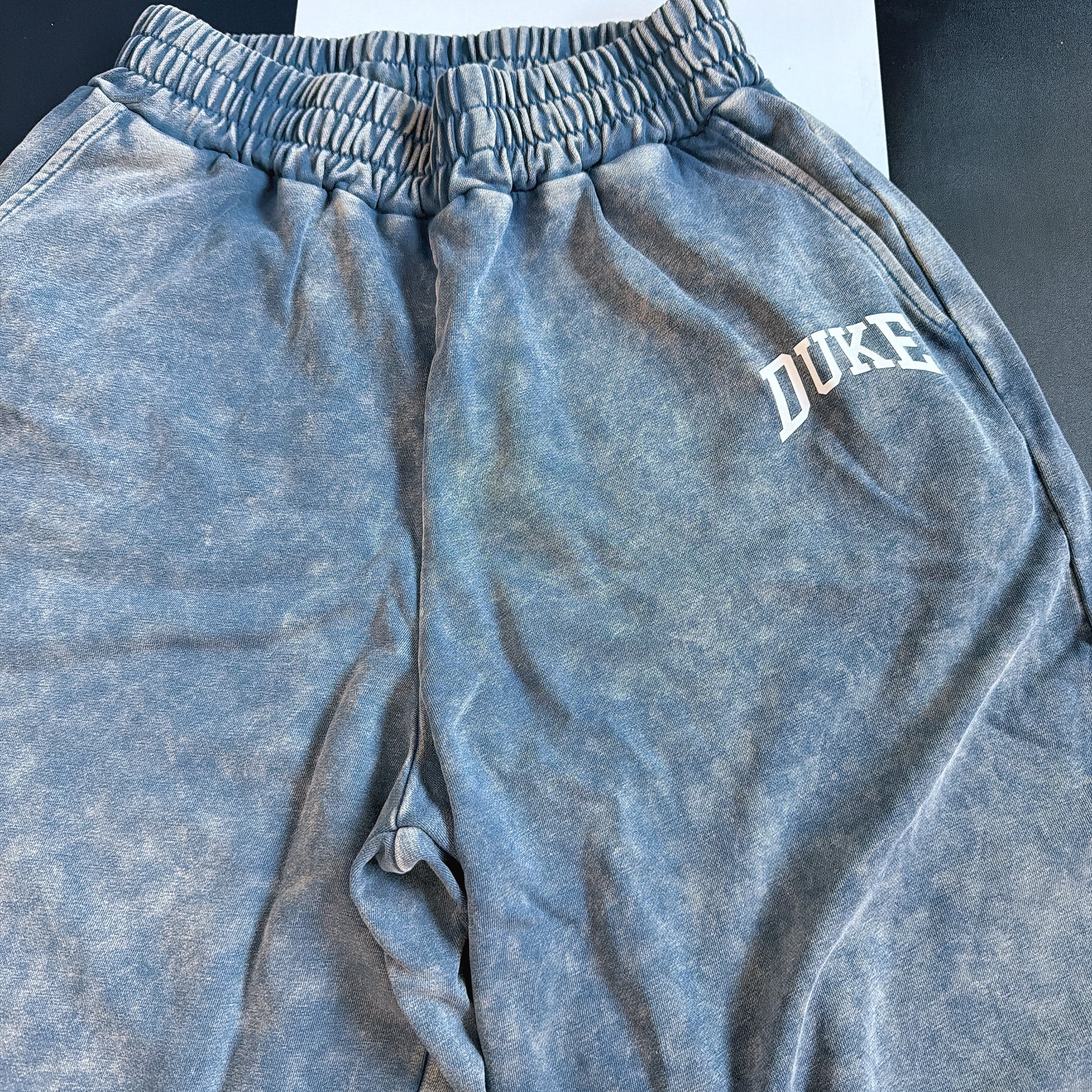 ※上限あり予約※2色 セットアップ可 DUKEケミカル加工 ライトスウェットパンツ 3月上旬出荷予定