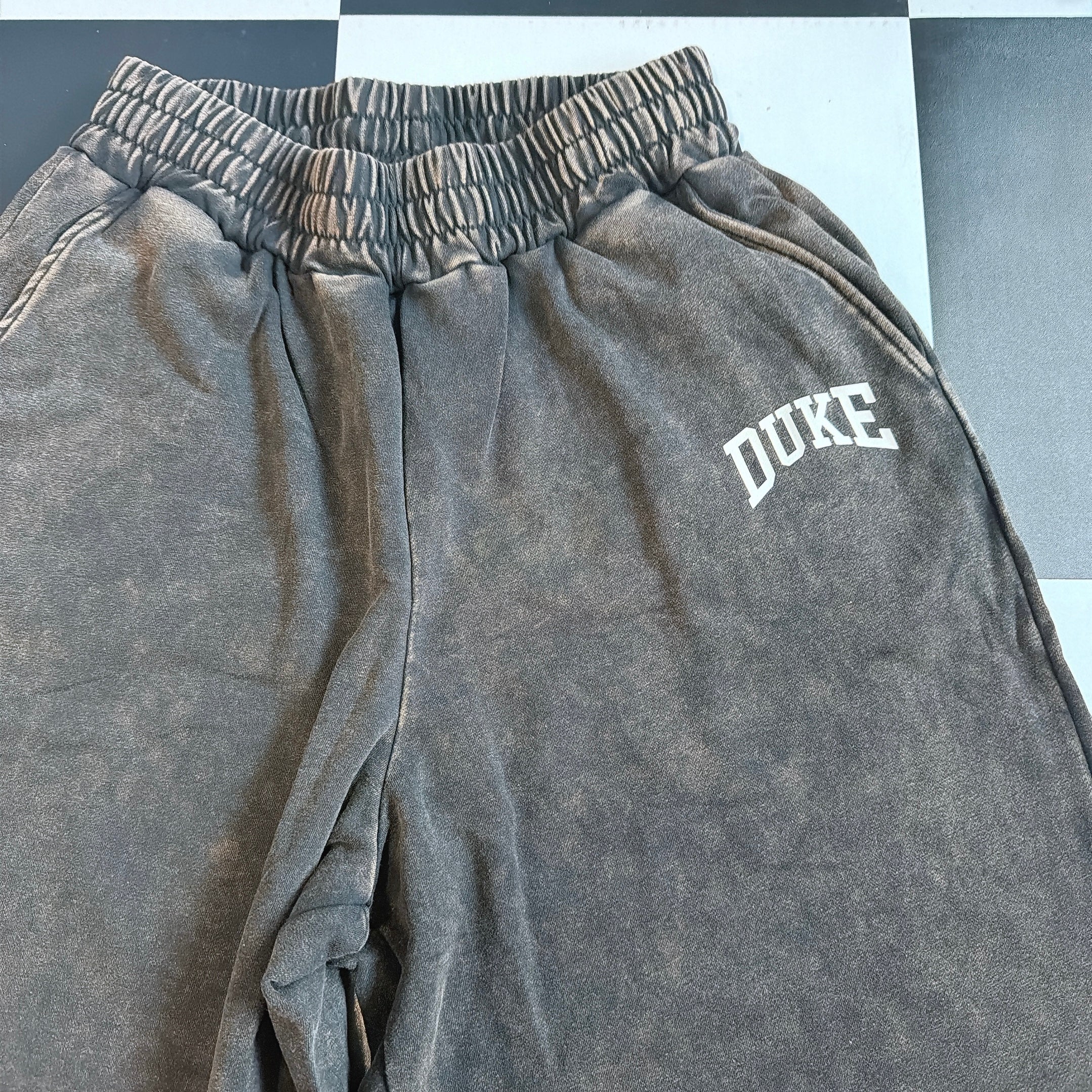 ※上限あり予約※2色 セットアップ可 DUKEケミカル加工 ライトスウェットパンツ 3月上旬出荷予定