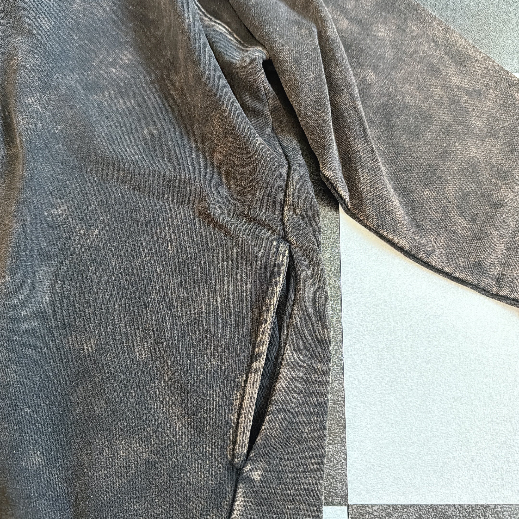 ※上限あり予約※2色 セットアップ可 ケミカル加工 ライトスウェットチュニック 3月上旬出荷予定