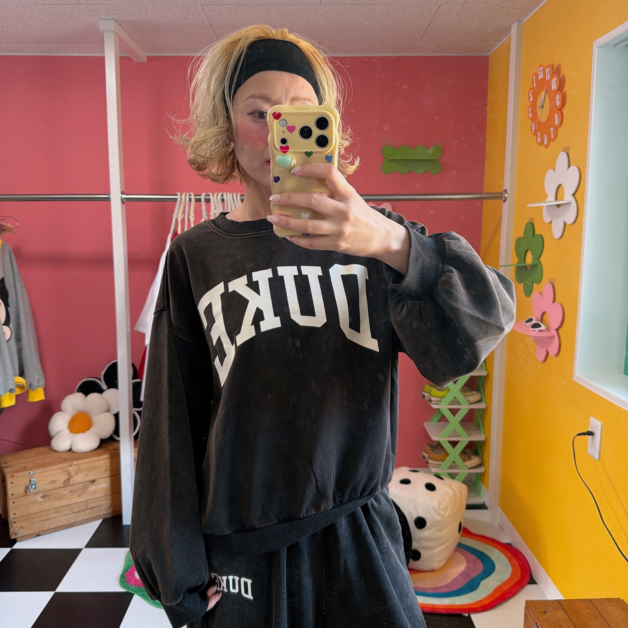 ※上限あり予約※2色 セットアップ可 DUKEケミカル加工 ライトスウェット 3月上旬出荷予定