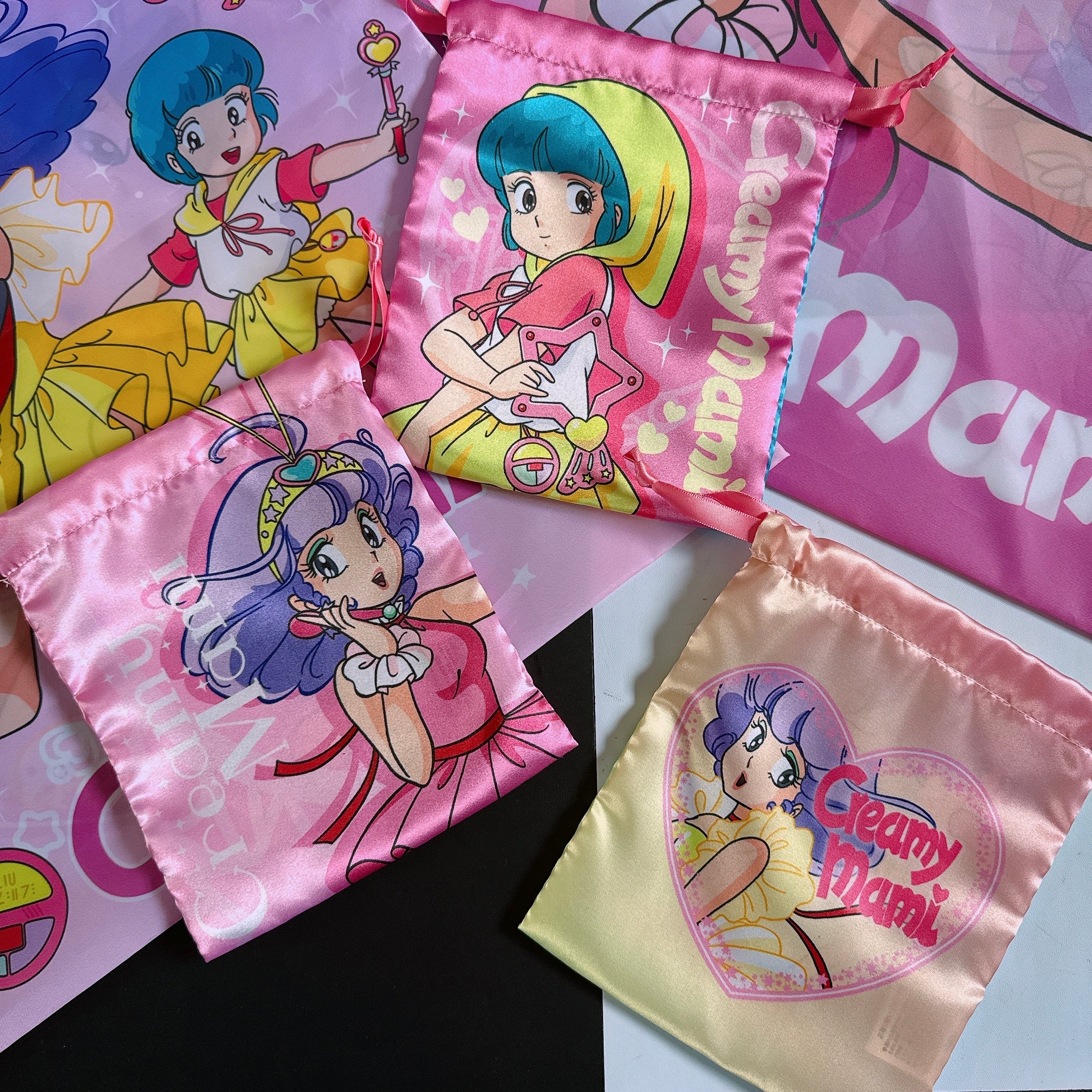 予備のみ即納 3種類 クリィミーマミ リボン巾着 3〜4営業日で出荷予定