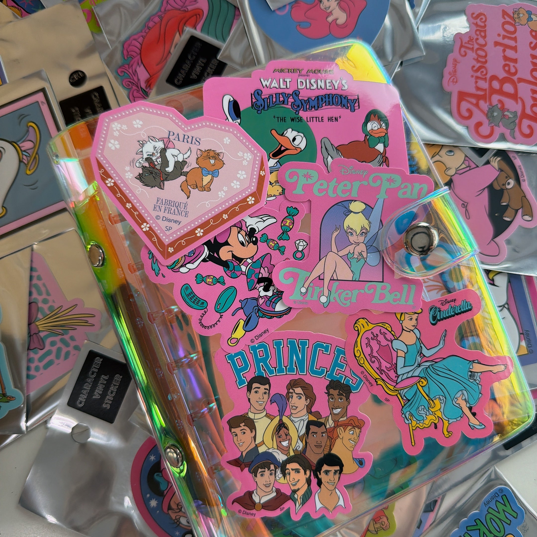 ※予約※80種類 NOSTALGICA DISNEYデザインキャラクターステッカー 3月中の出荷予定