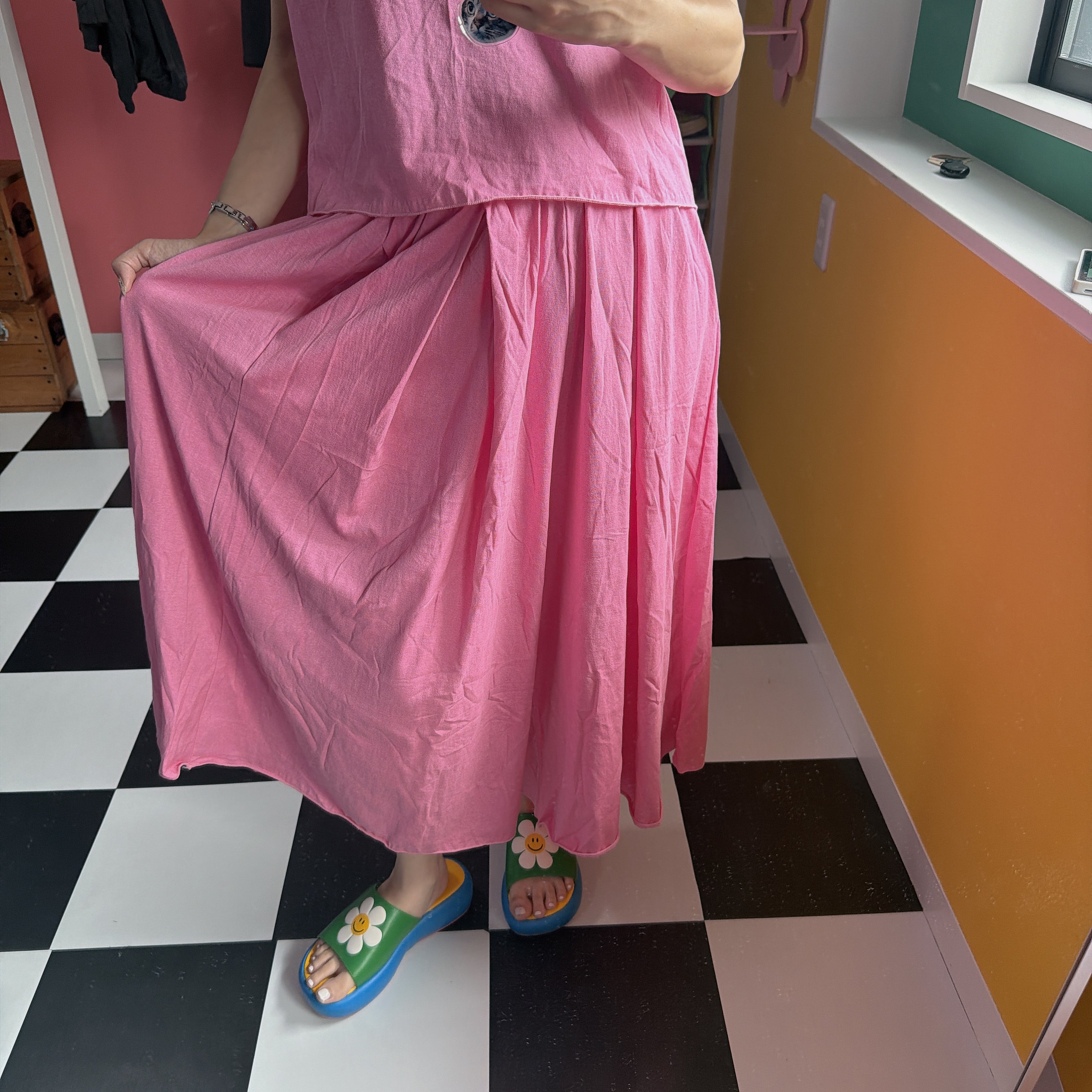 *Pre-order* 2 colors: Pigment Tank Top & Wide Pants (Set-up Compatible) - Scheduled for shipment in August