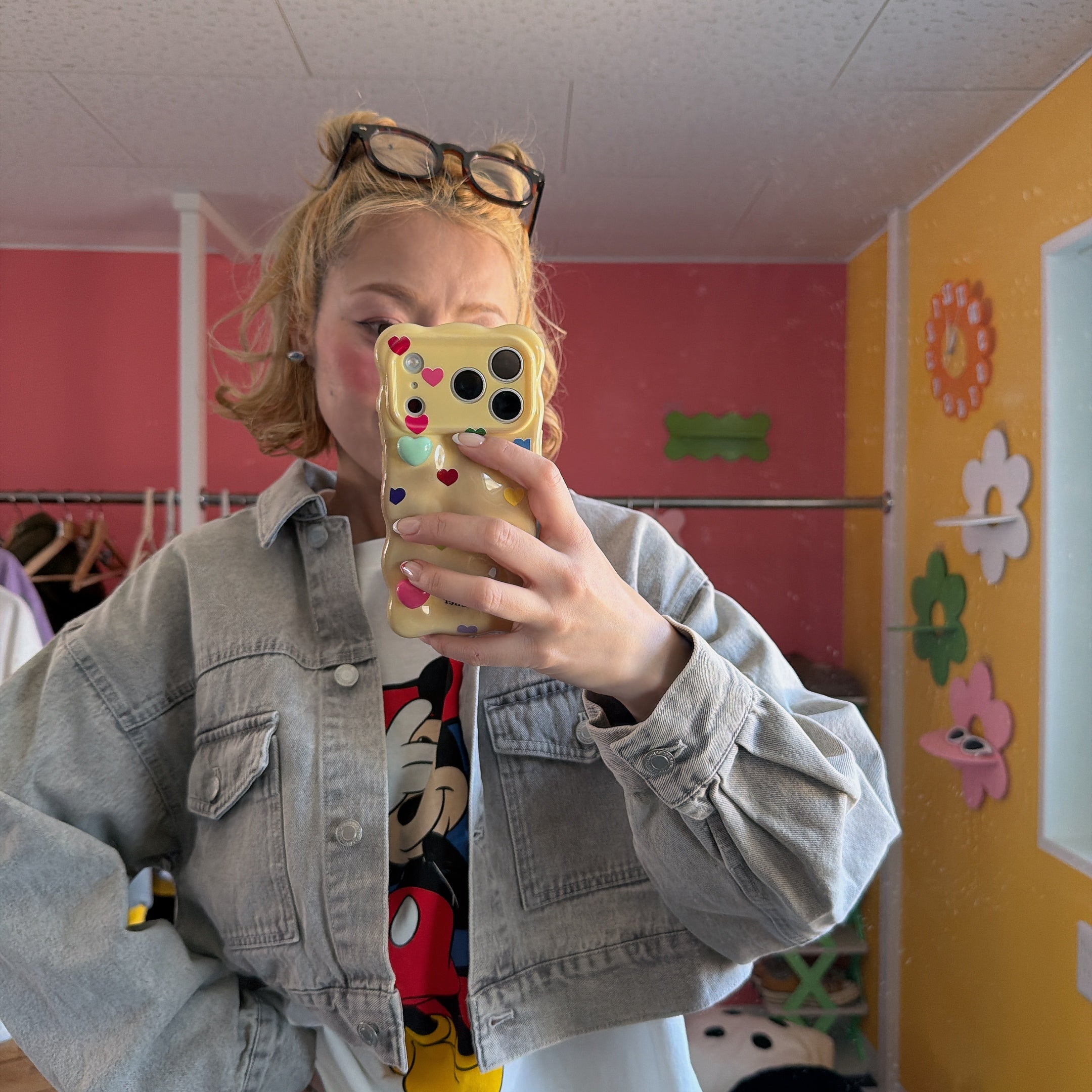 ※上限あり予約※3色 セットアップ可 カラーデニムジャケット 3月中の出荷予定