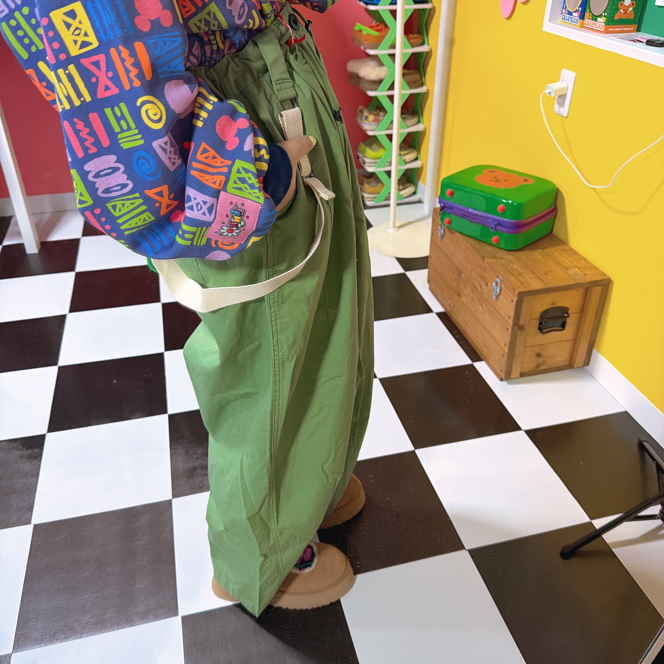 ※カーキ即納※2色 3wayサロペット ブルーは10月中の出荷予定