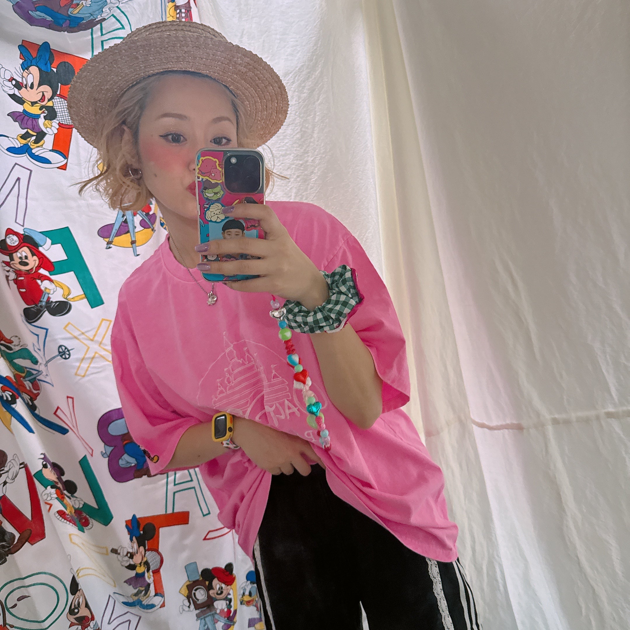 予備のみ※再再再販数量限定※walt disney ピグメントピンクTEE♡8月中の出荷予定