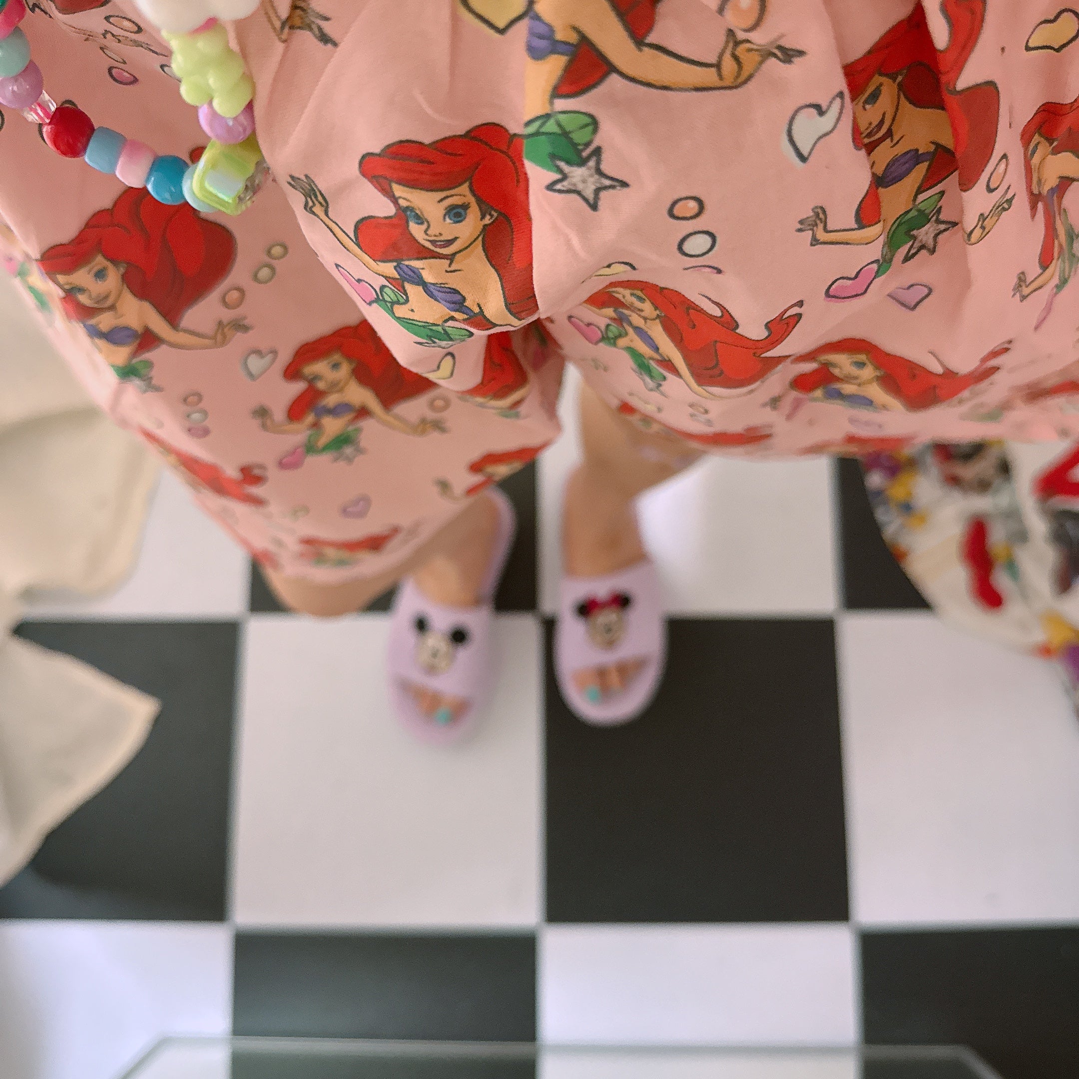 *Pre-order* 4 types of Princess pattern heart button shorts Scheduled to ship in July