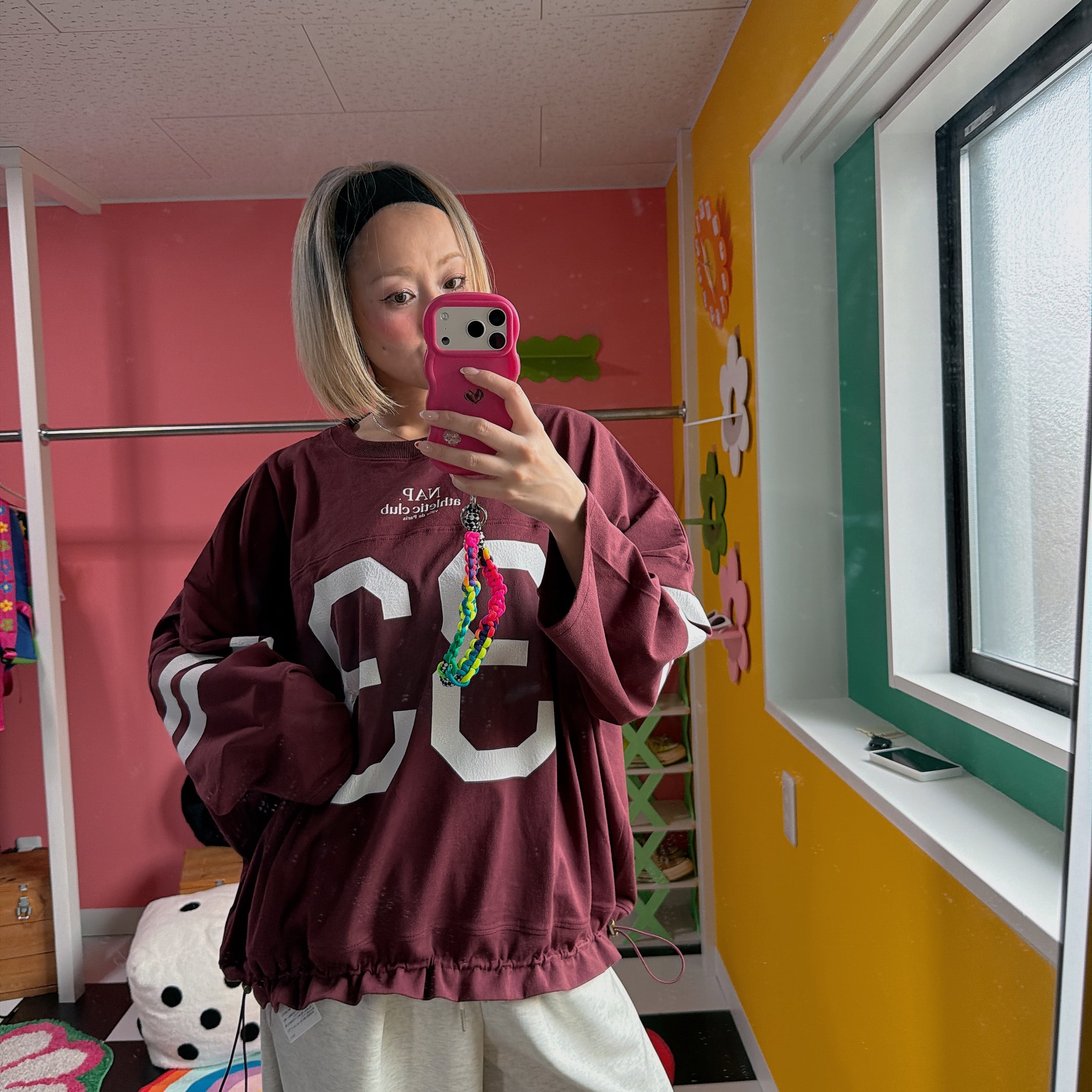 ※予約※3色 ドロストナンバリングトップス 3月下旬の出荷予定