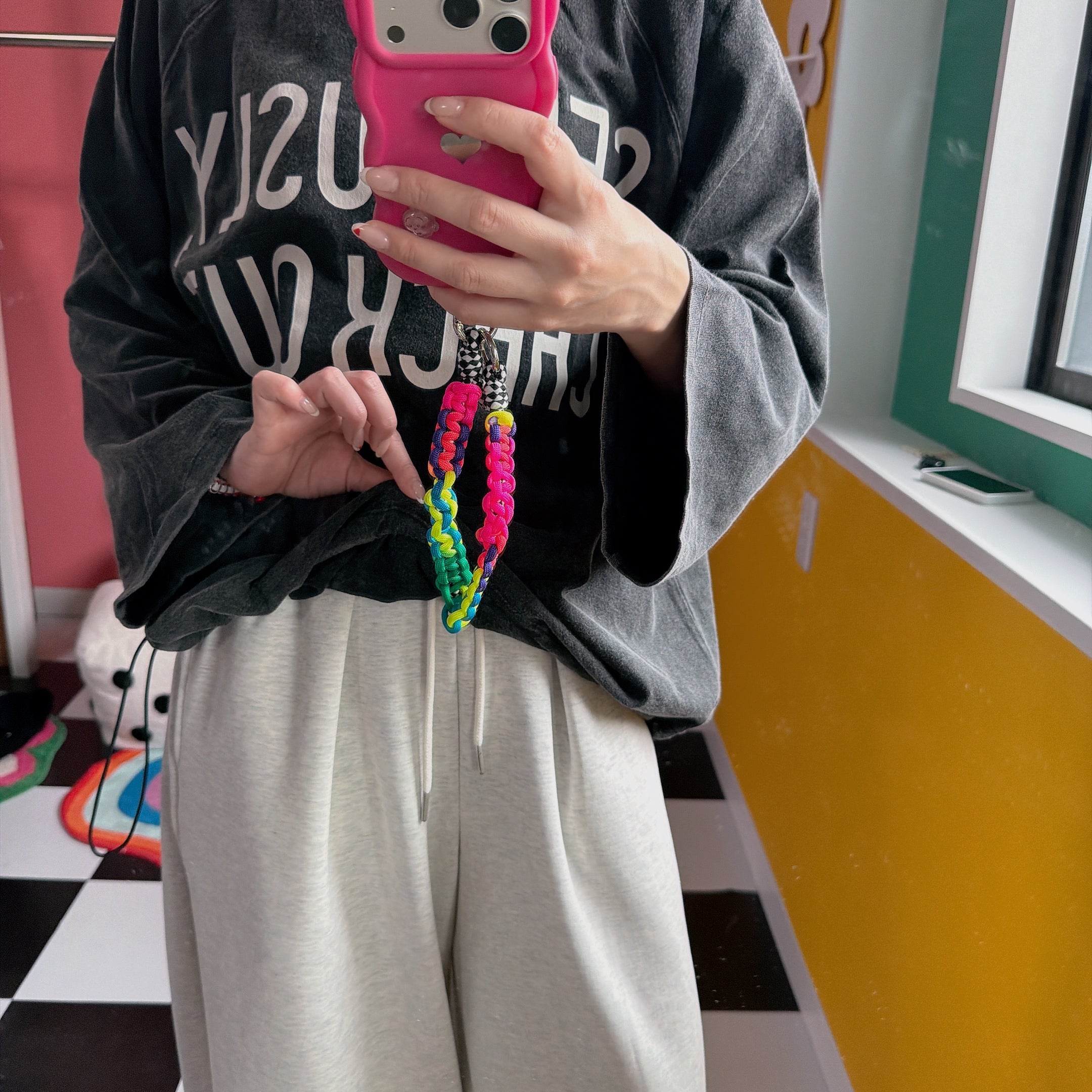 ※予約※2色 タック入りドロストスウェットパンツ 3月下旬の出荷予定