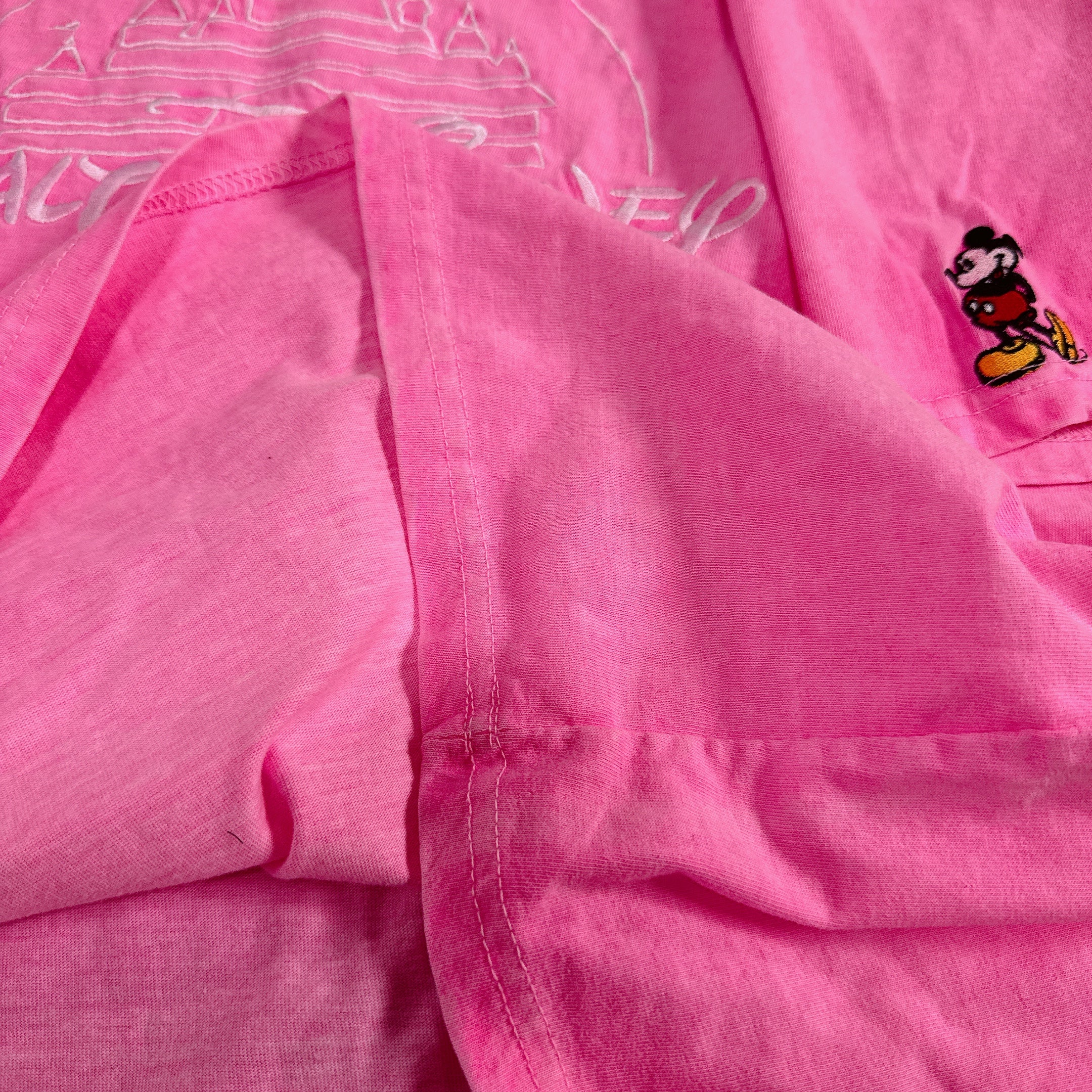 予備のみ※再再再販数量限定※walt disney ピグメントピンクTEE♡8月中の出荷予定