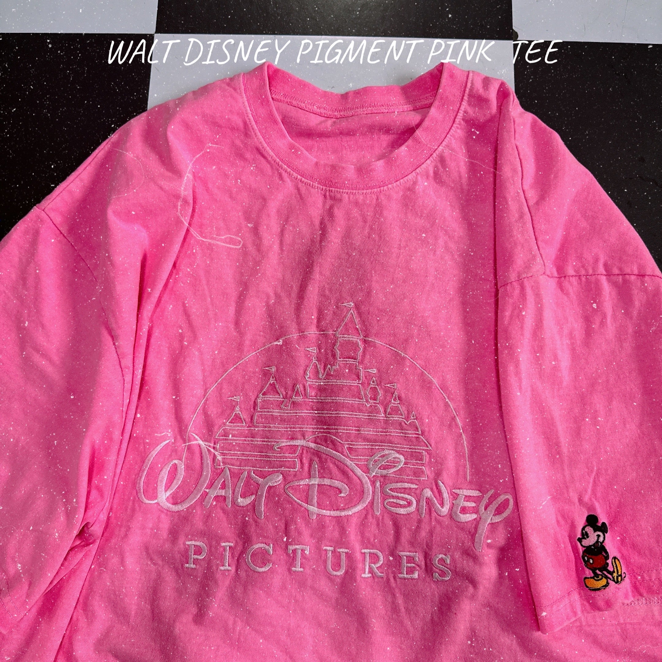 予備のみ※再再再販数量限定※walt disney ピグメントピンクTEE♡8月中の出荷予定